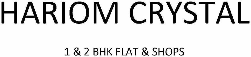  of real estate project Hariom Crystal located at Ghuma, Ahmedabad, Gujarat