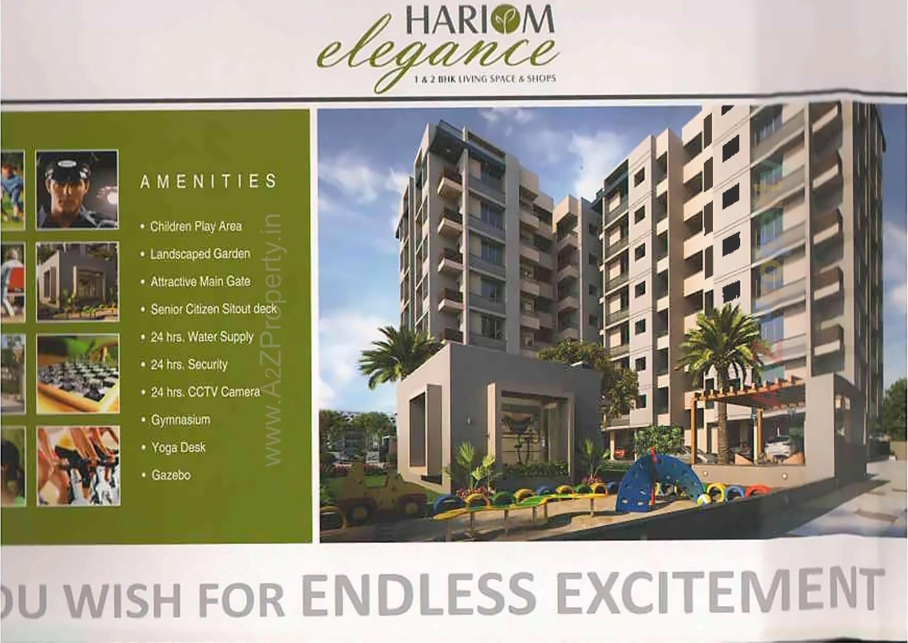 3D Elevation of real estate project Hariom Elegance located at Vastral, Ahmedabad, Gujarat