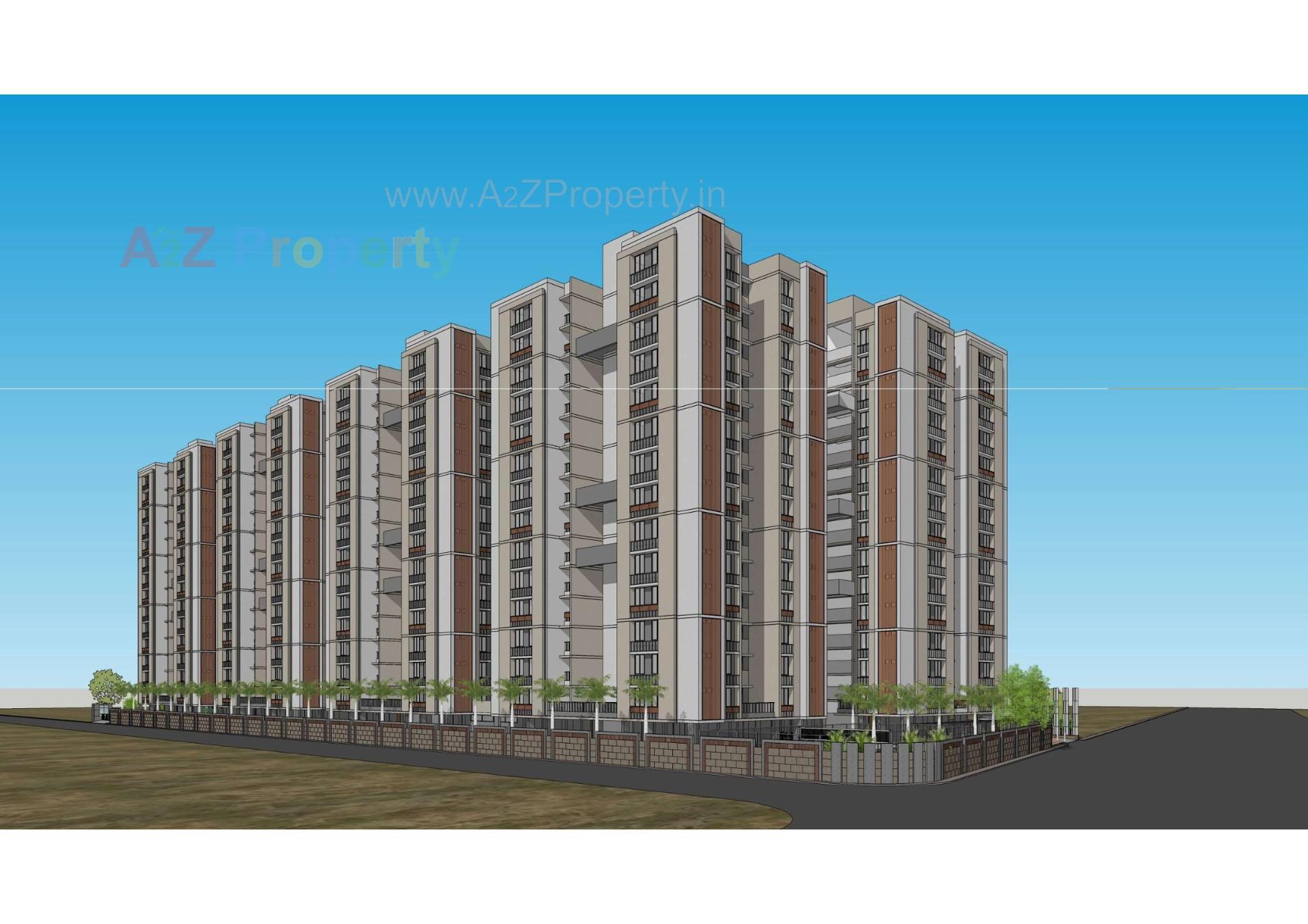 3D Elevation of real estate project Harmony Harikesh located at Ahmedabad, Ahmedabad, Gujarat