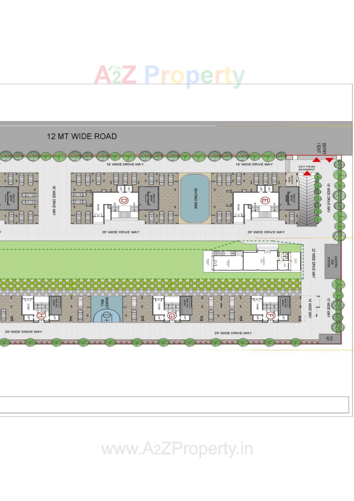 Layout of real estate project Harmony Harikesh located at Ahmedabad, Ahmedabad, Gujarat