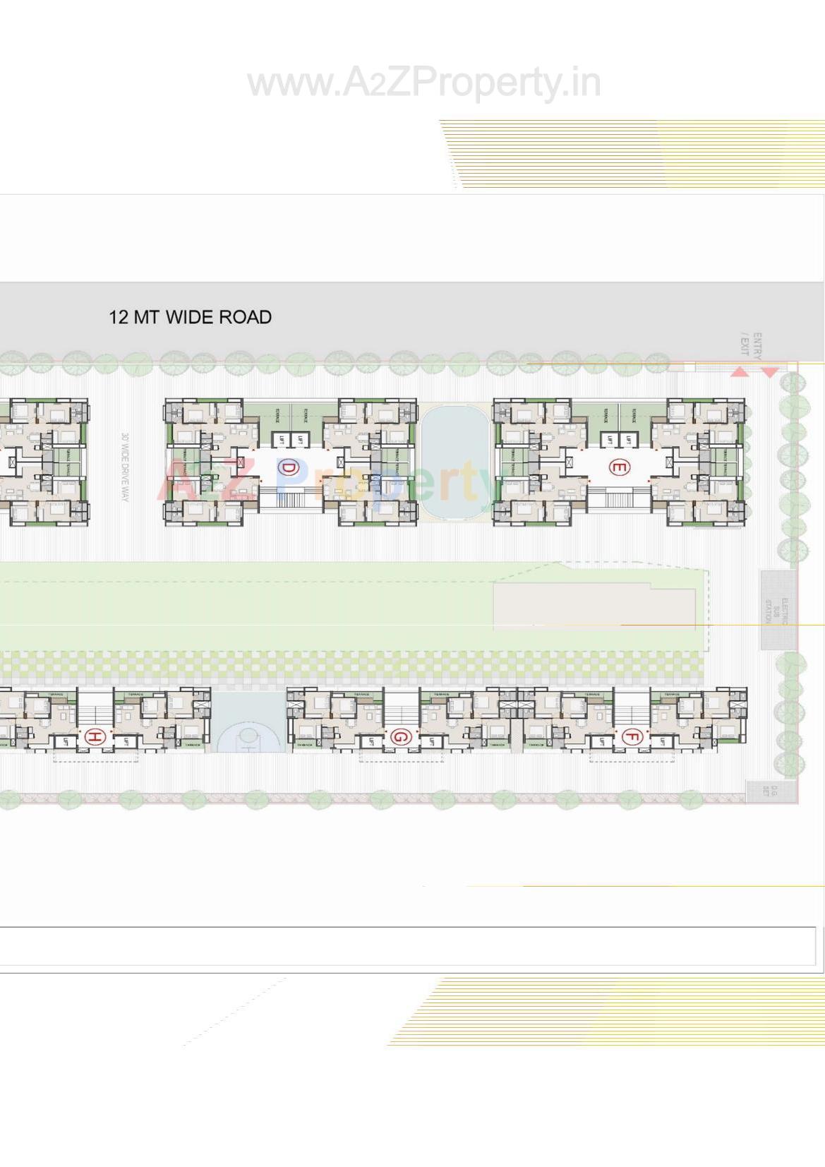 Layout of real estate project Harmony Harikesh located at Ahmedabad, Ahmedabad, Gujarat