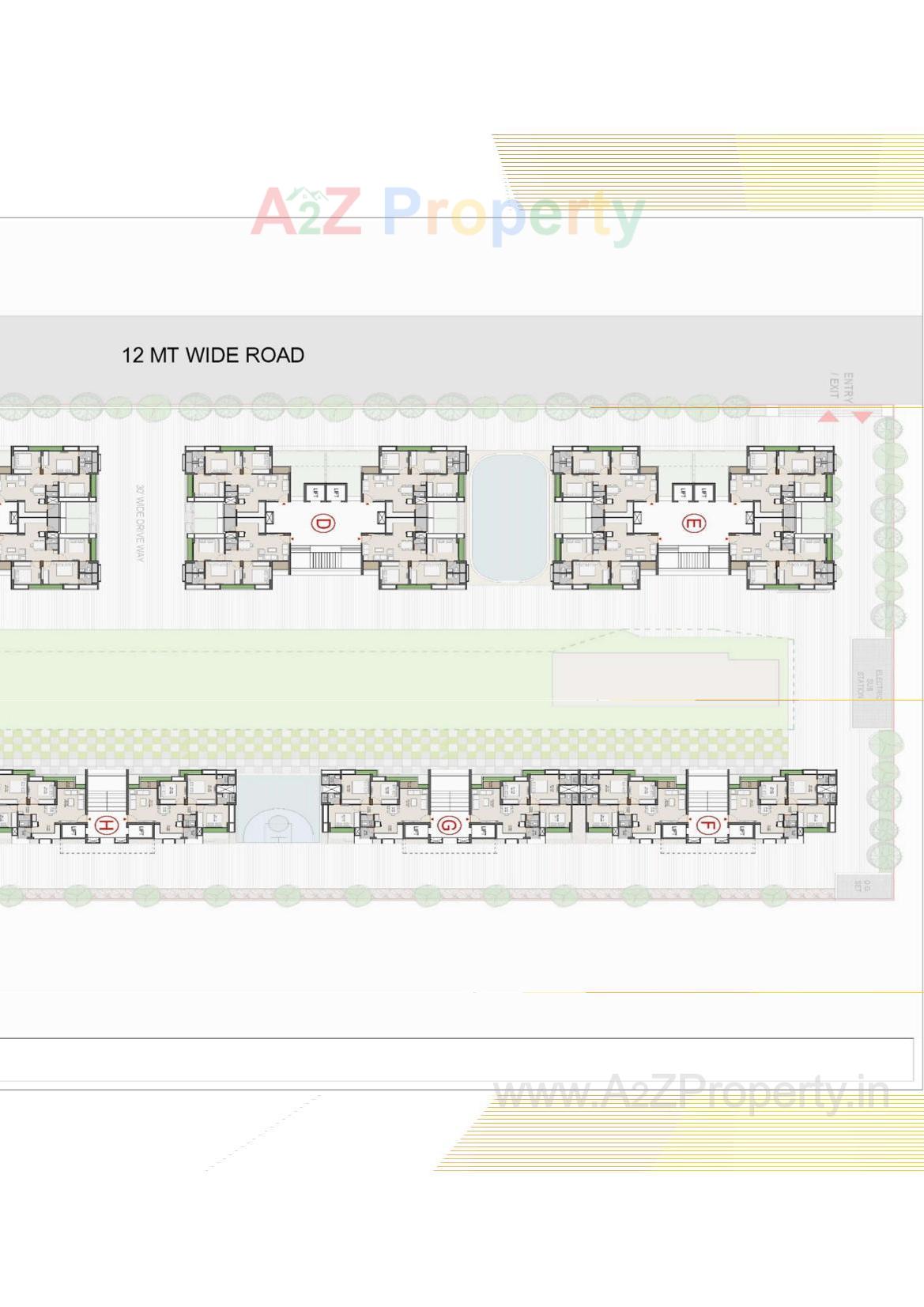 Layout of real estate project Harmony Harikesh located at Ahmedabad, Ahmedabad, Gujarat