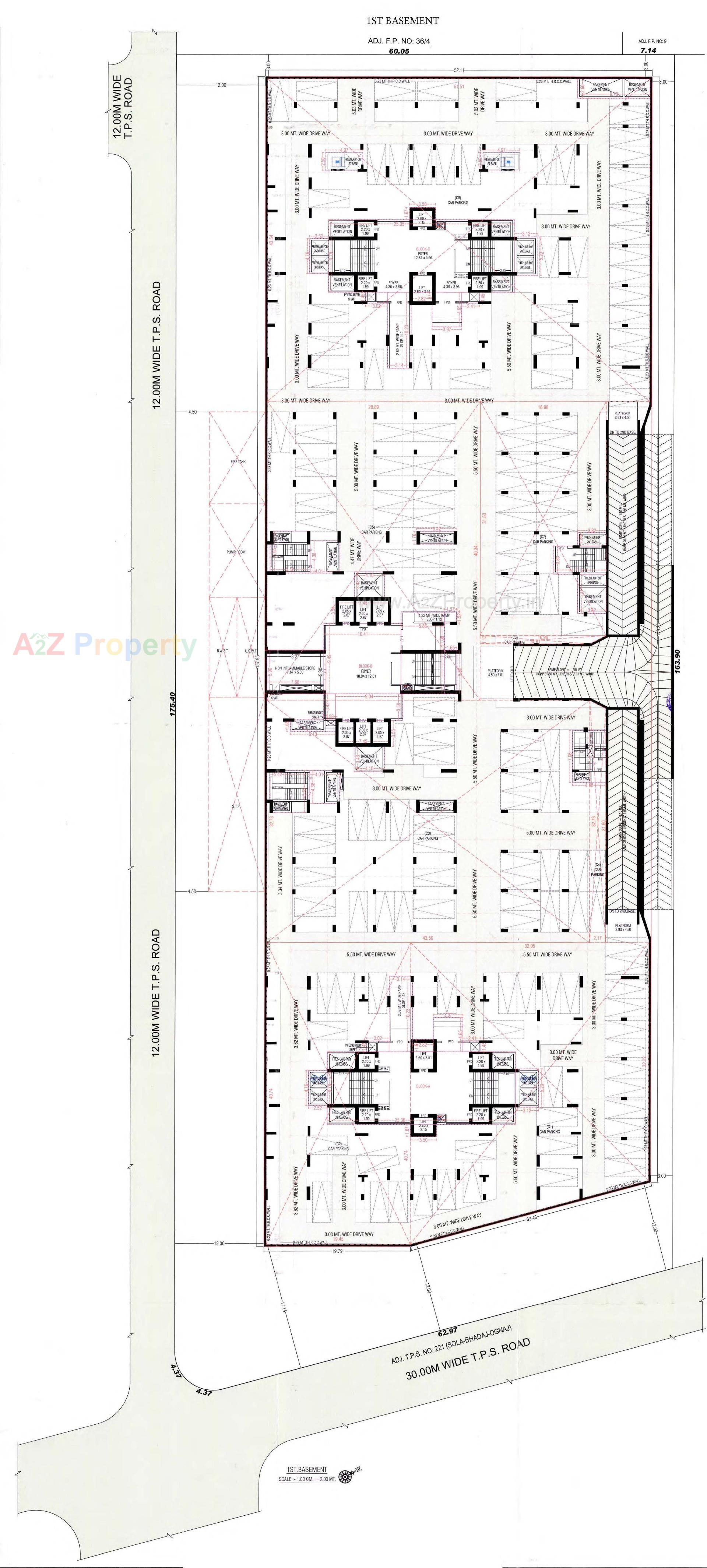 Layout of real estate project Harmony Harikesh located at Sola, Ahmedabad, Gujarat