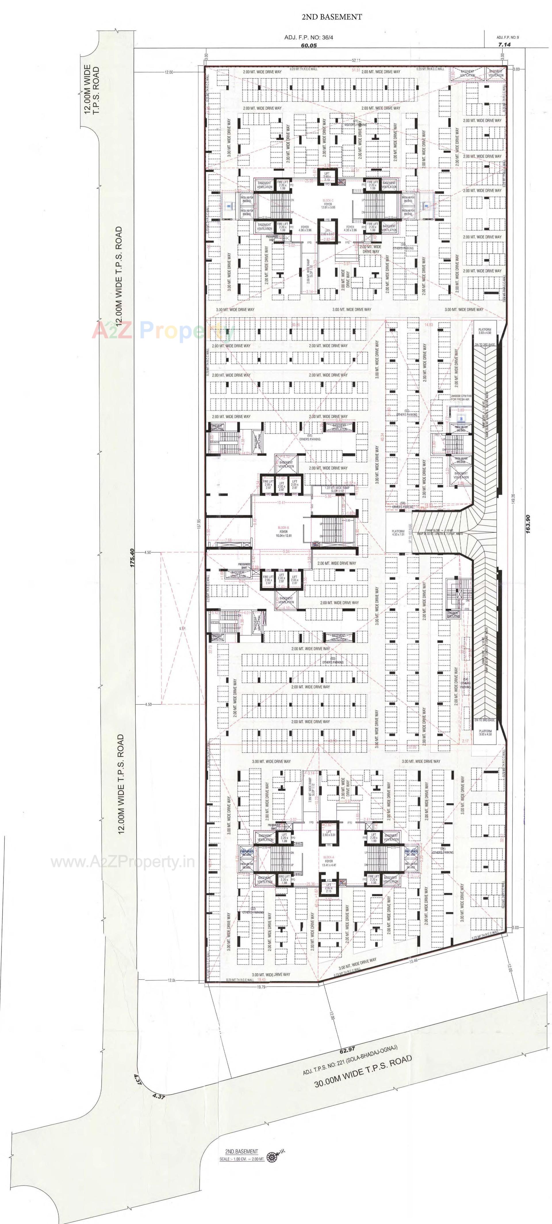 Layout of real estate project Harmony Harikesh located at Sola, Ahmedabad, Gujarat
