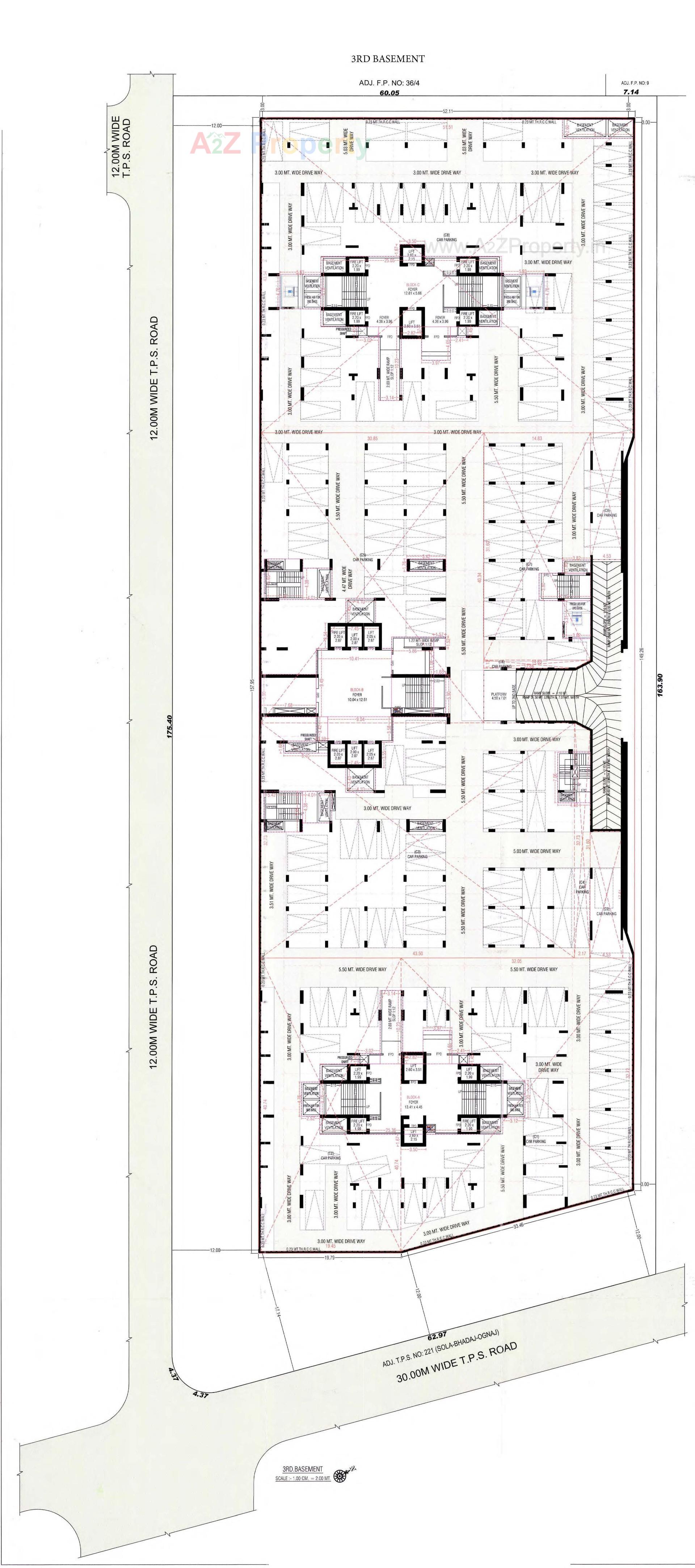 Layout of real estate project Harmony Harikesh located at Sola, Ahmedabad, Gujarat