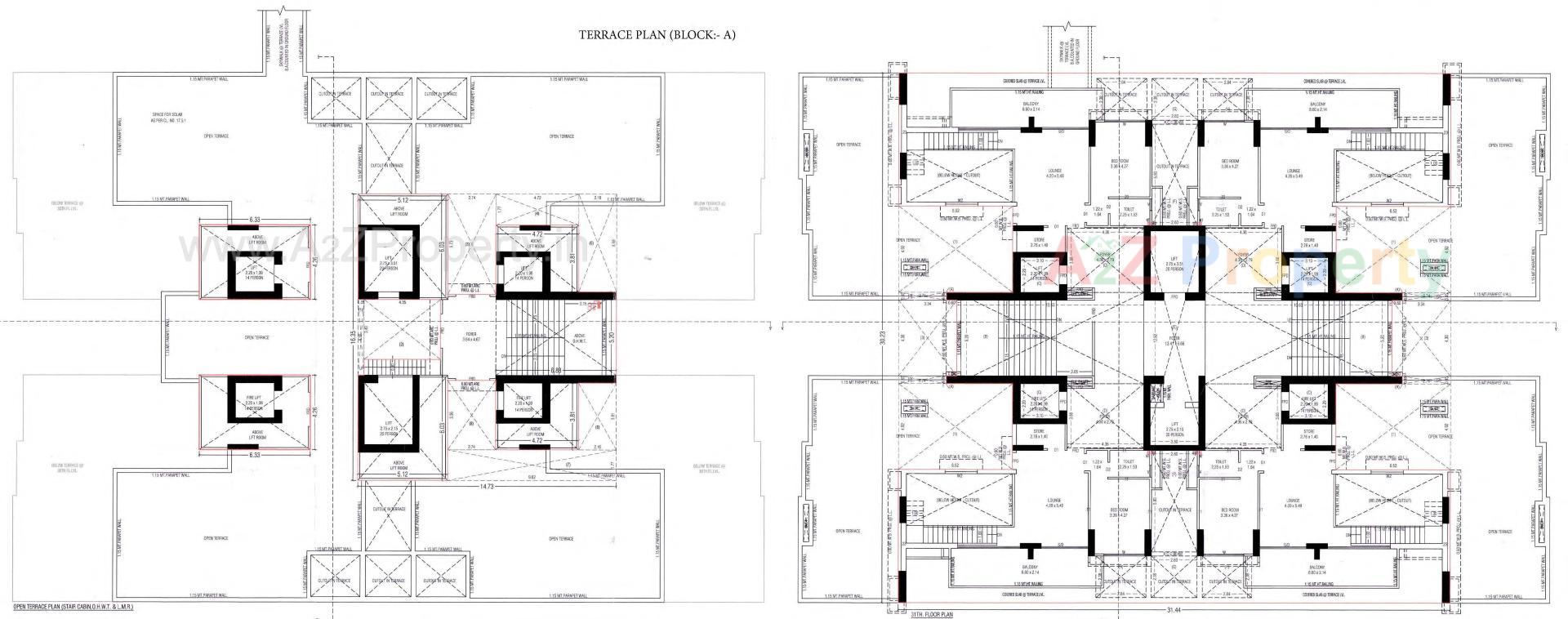 Layout of real estate project Harmony Harikesh located at Sola, Ahmedabad, Gujarat
