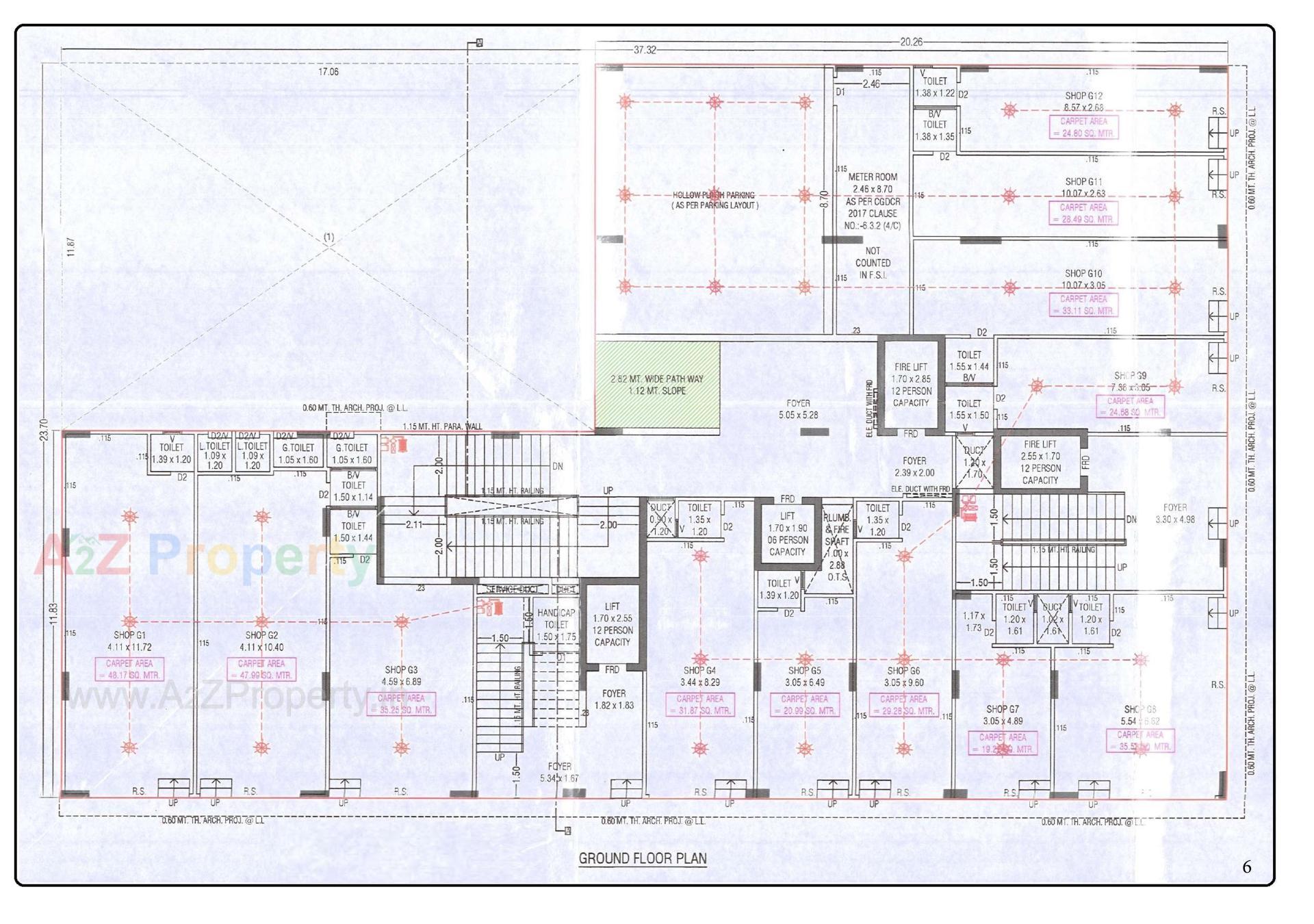 Layout of real estate project Harmony located at Vejalpur, Ahmedabad, Gujarat