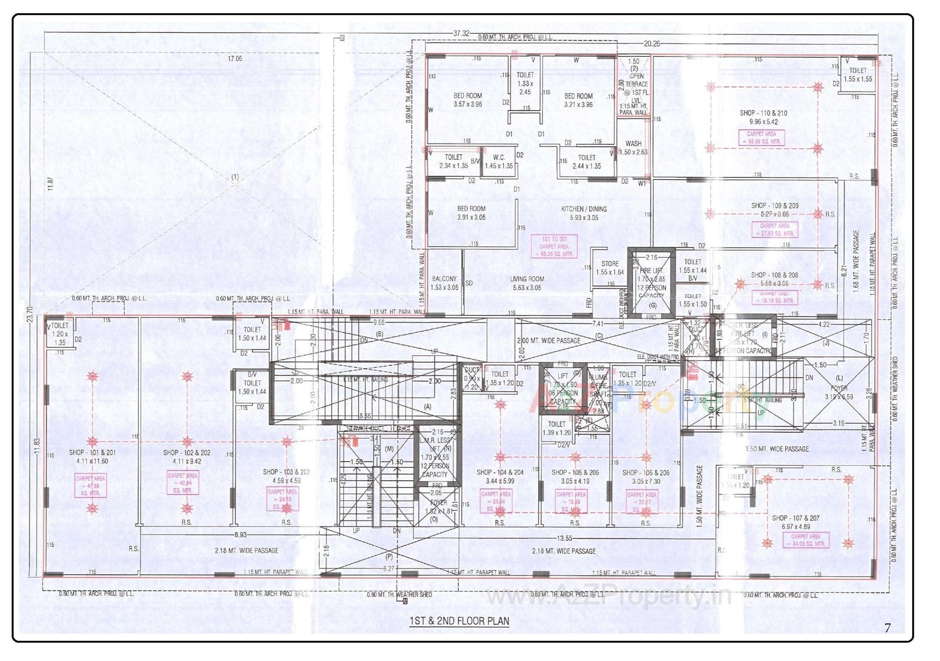 Layout of real estate project Harmony located at Vejalpur, Ahmedabad, Gujarat