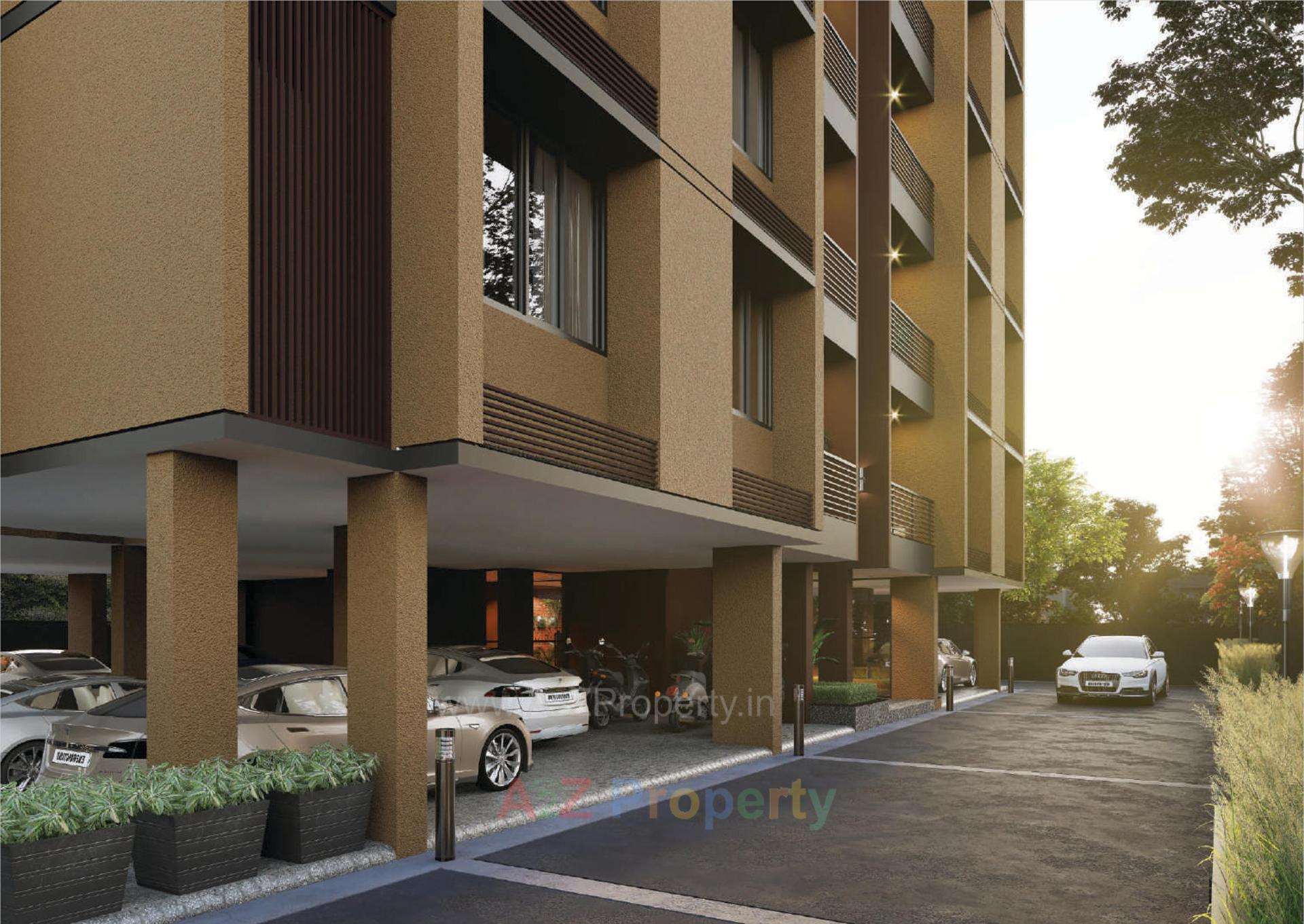 3D Elevation of real estate project Harsh Prime located at Ahmedabad, Ahmedabad, Gujarat