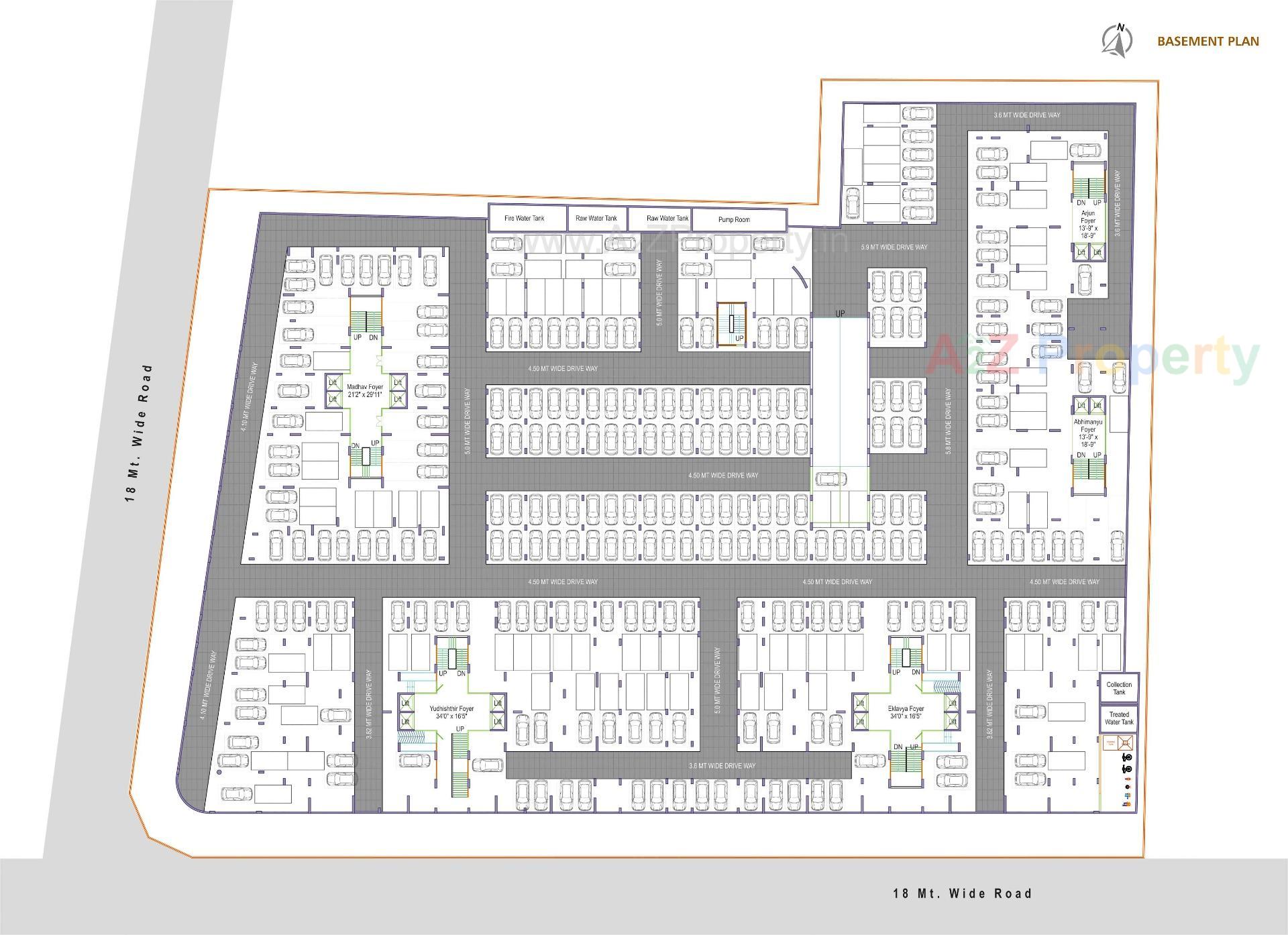 Layout of real estate project Hastinapur The Royal Legacy located at Jodhpur, Ahmedabad, Gujarat