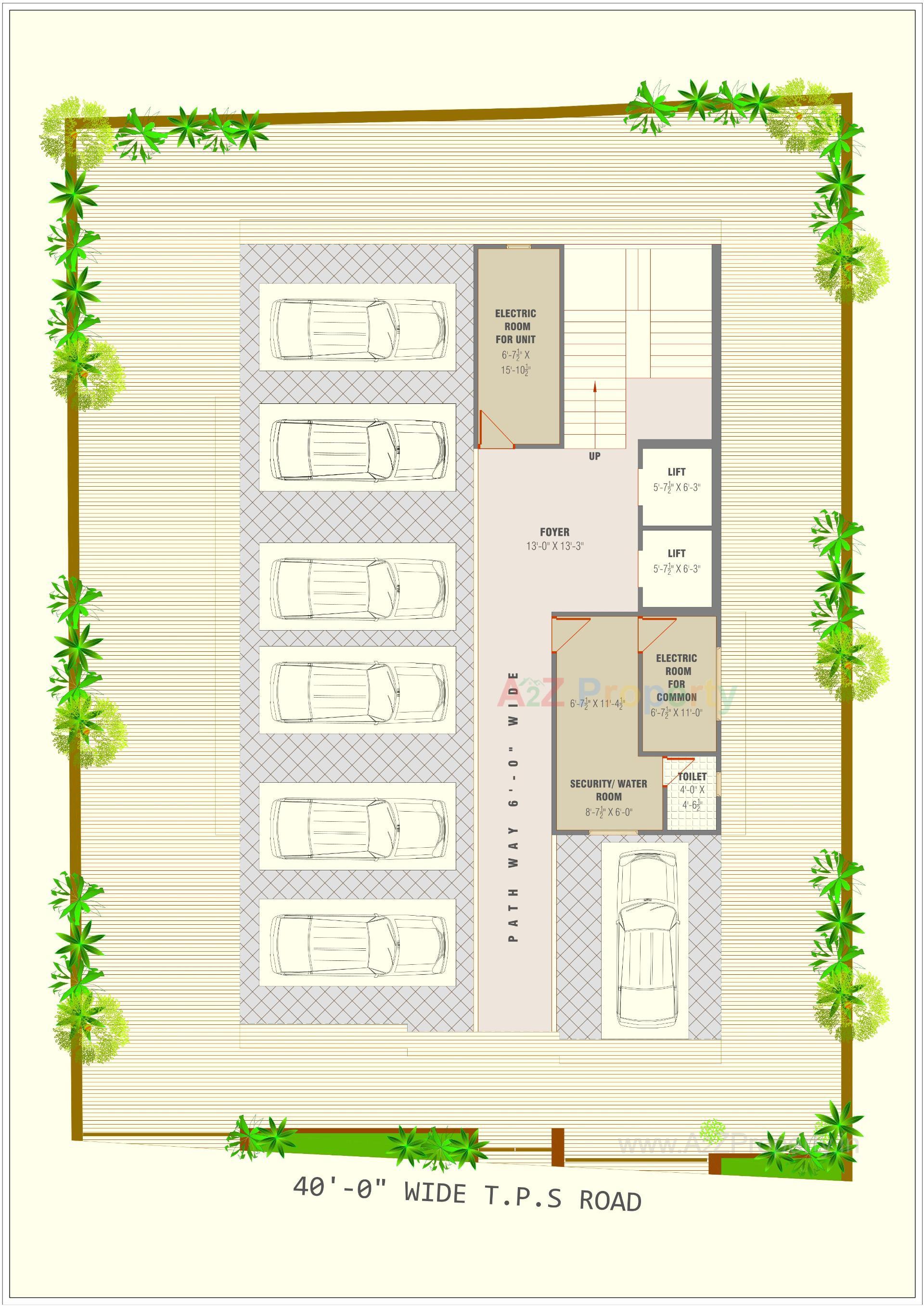 Layout of real estate project Hetvi Elegance located at Ahmedabad, Ahmedabad, Gujarat