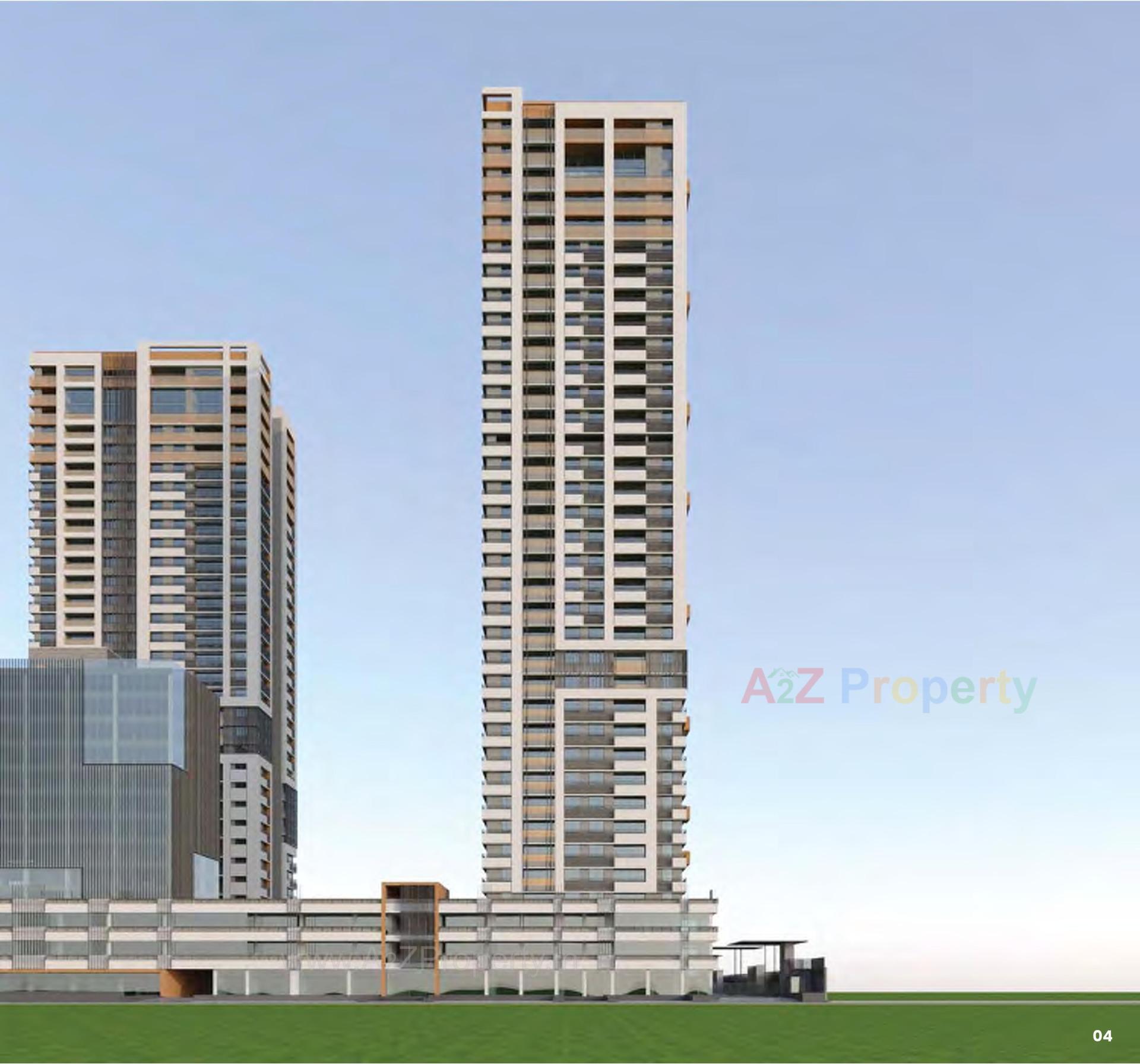 3D Elevation of real estate project Highline located at Gota, Ahmedabad, Gujarat