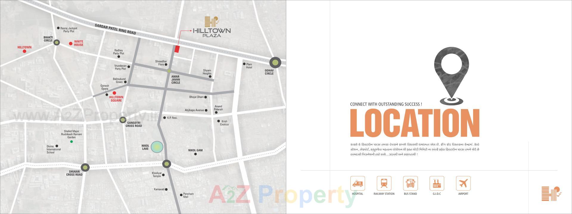  of real estate project Hill Town Plaza located at Ahmedabad, Ahmedabad, Gujarat