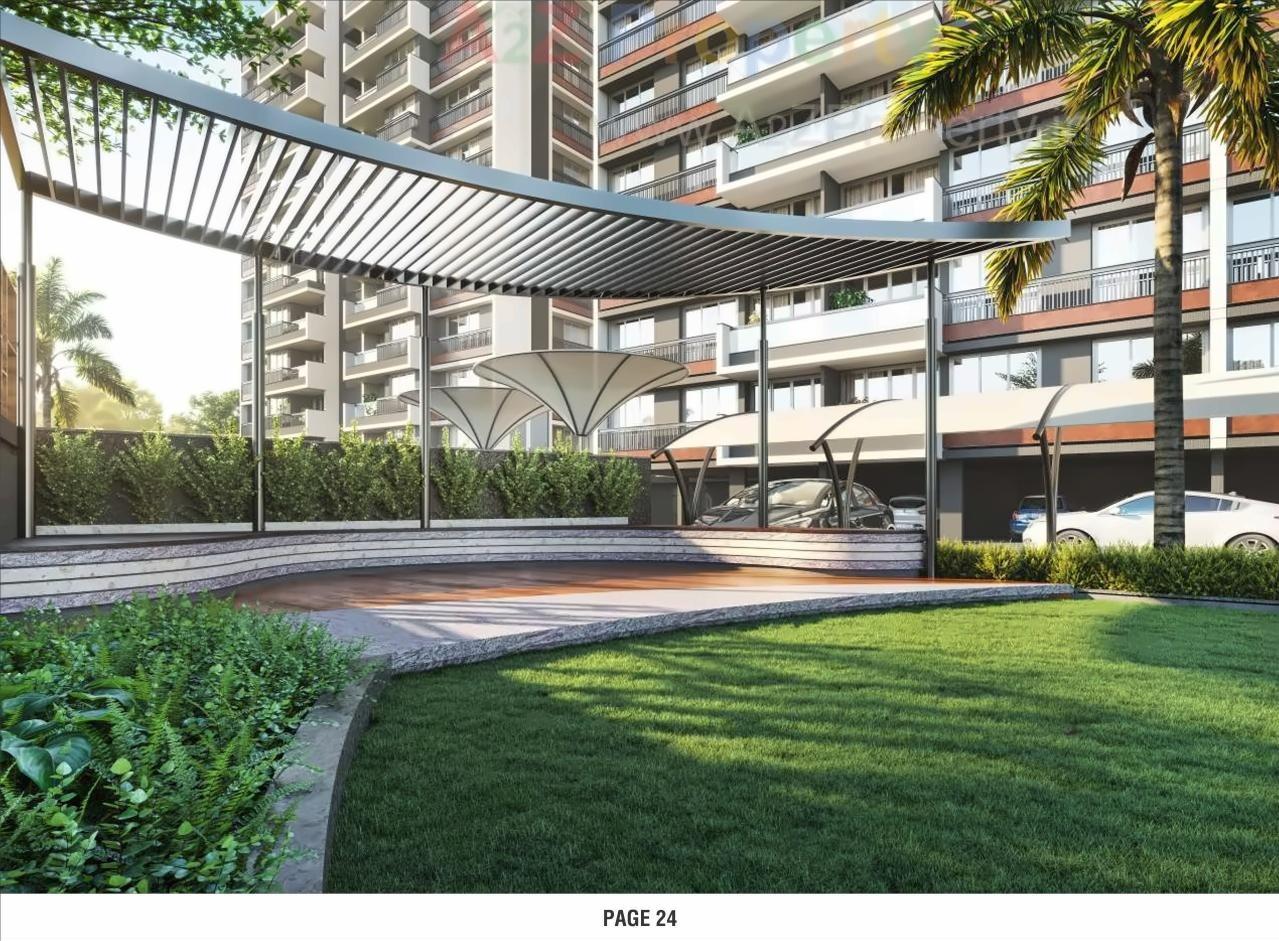 3D Elevation of real estate project Hill Town located at Ahmedabad, Ahmedabad, Gujarat