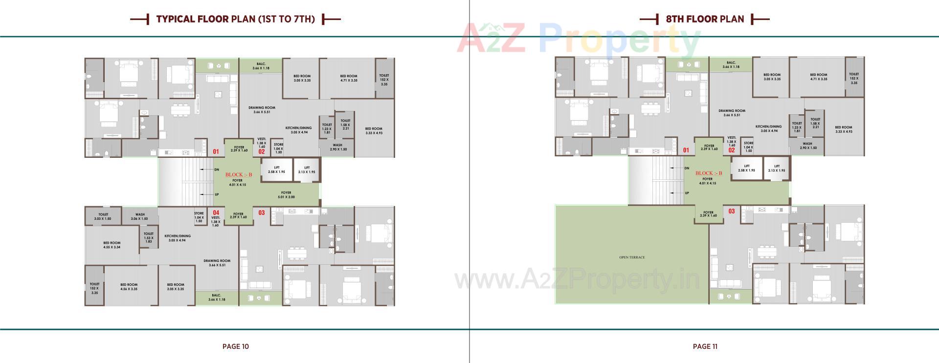 Layout of real estate project Hilltown Harmony located at Nikol, Ahmedabad, Gujarat