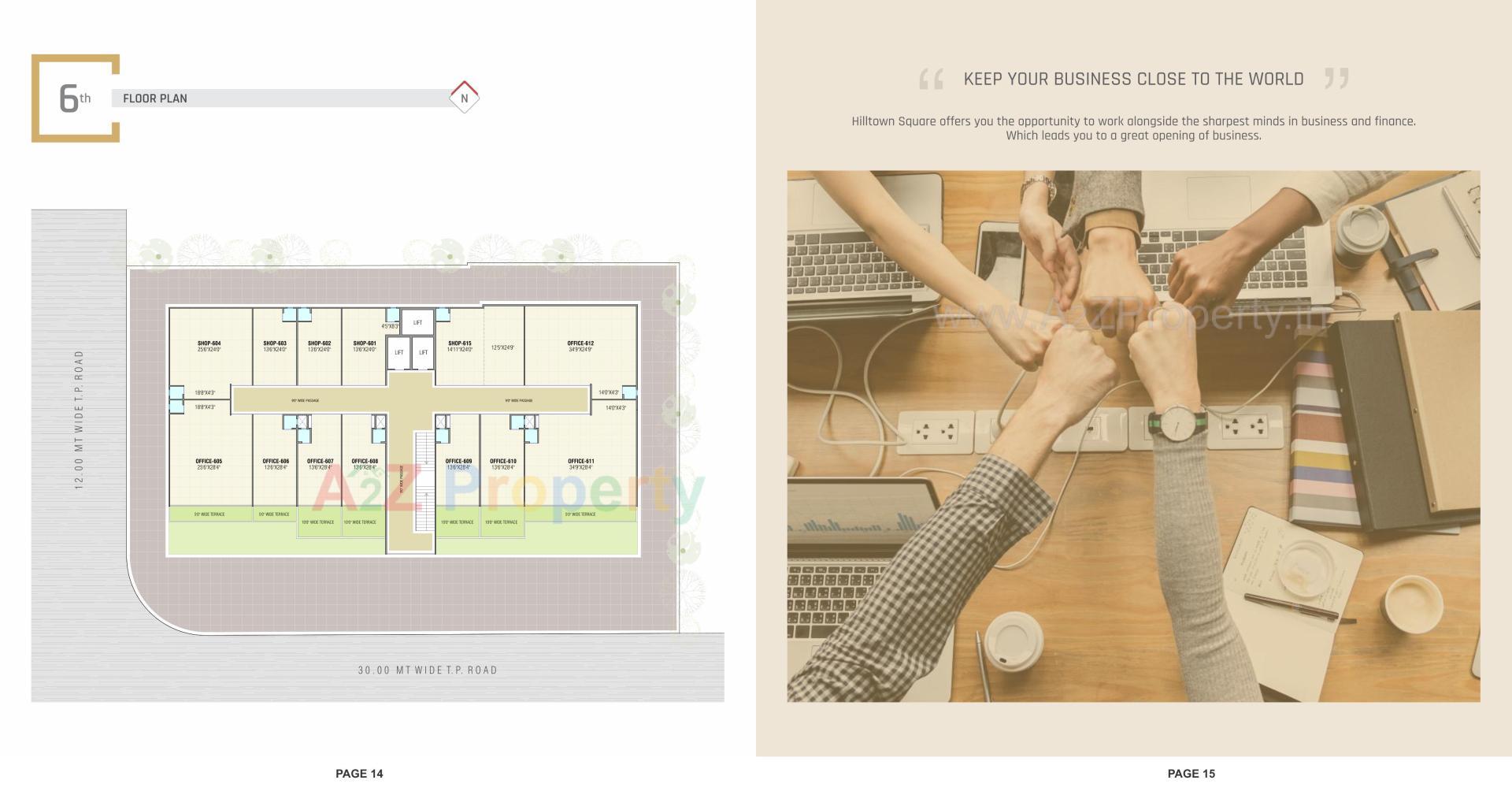  of real estate project Hilltown Square located at Nikol, Ahmedabad, Gujarat