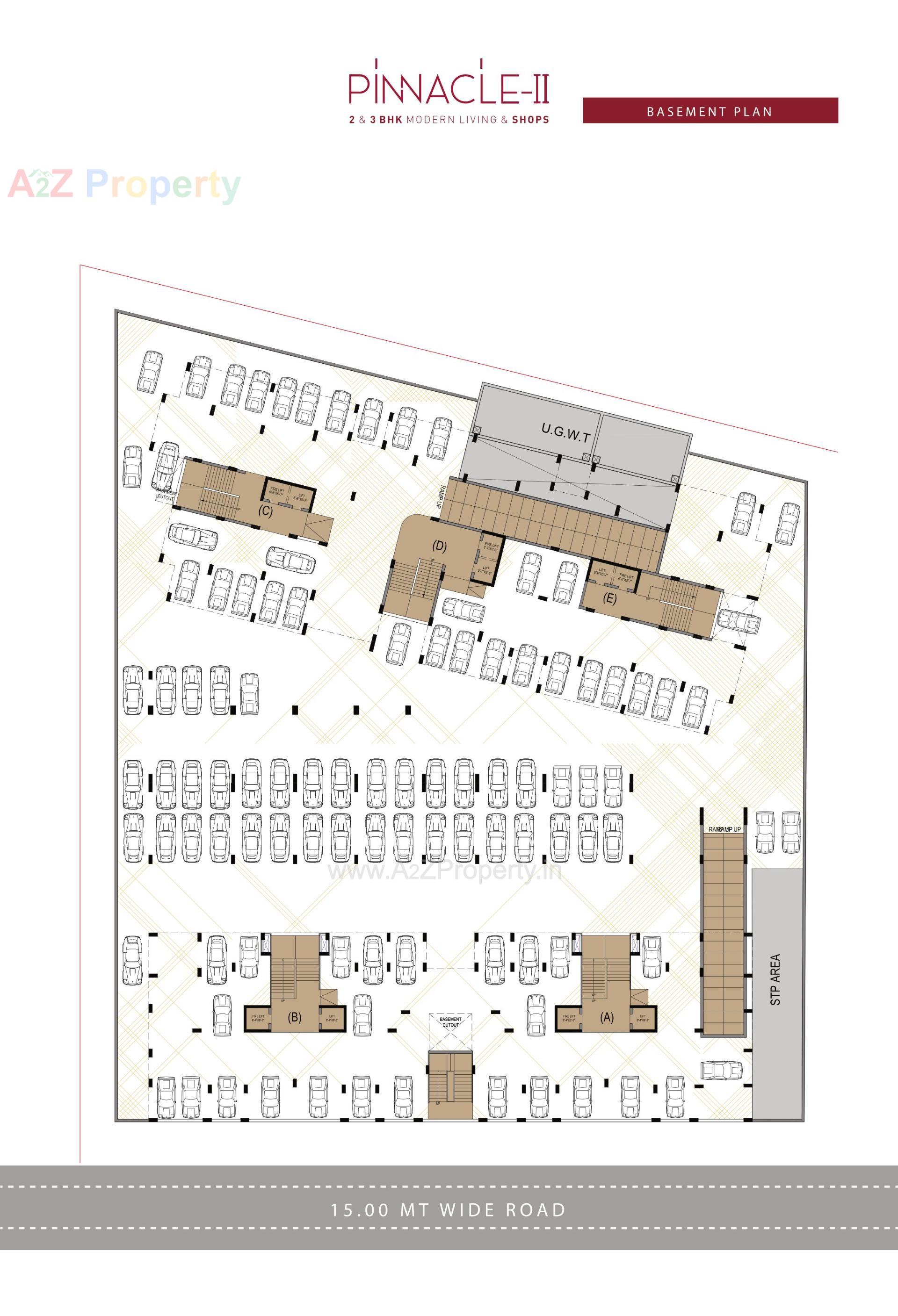 Layout of real estate project Himalaya Mainland Pinnacle Ii located at Ahmedabad, Ahmedabad, Gujarat