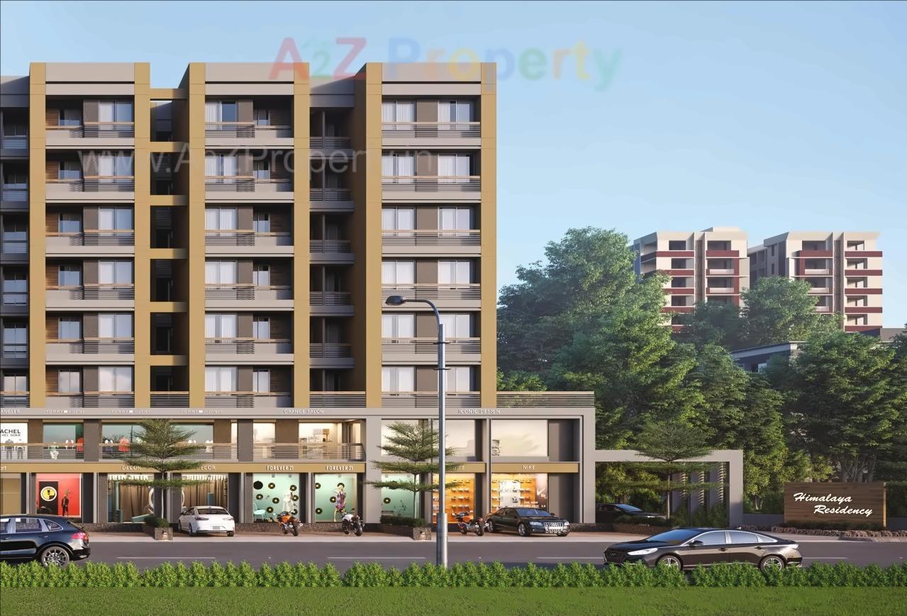 3D Elevation of real estate project Himshila Residency located at Ahmedabad, Ahmedabad, Gujarat