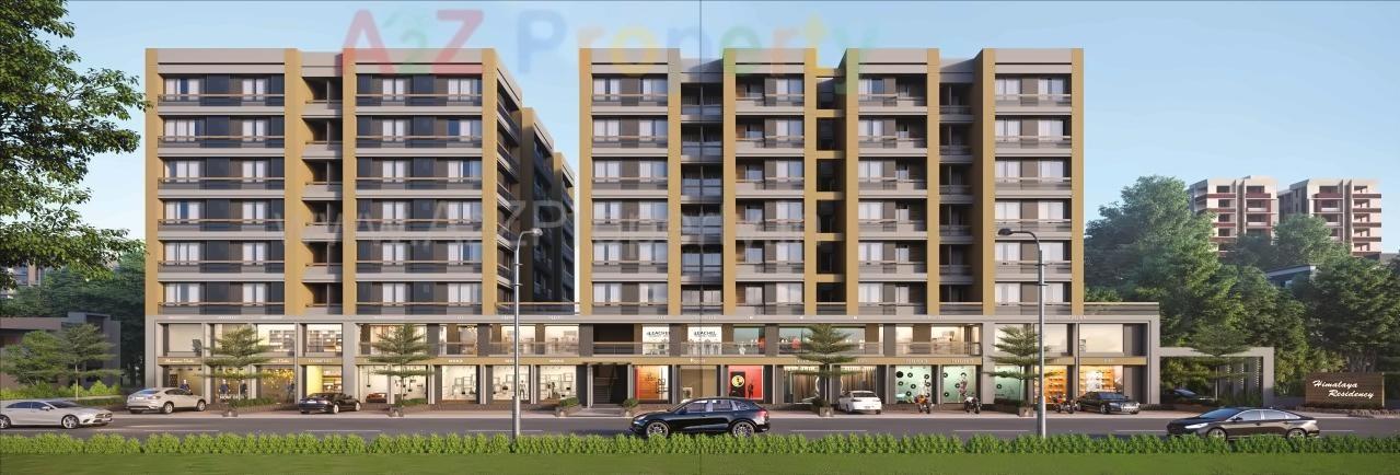 3D Elevation of real estate project Himshila Residency located at Ahmedabad, Ahmedabad, Gujarat