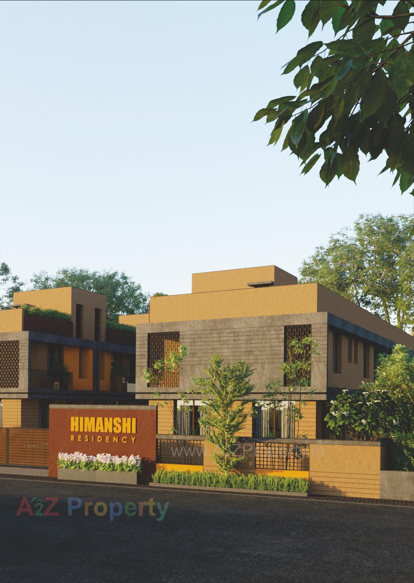 3D Elevation of real estate project Himanshi Residency located at Bareja, Ahmedabad, Gujarat