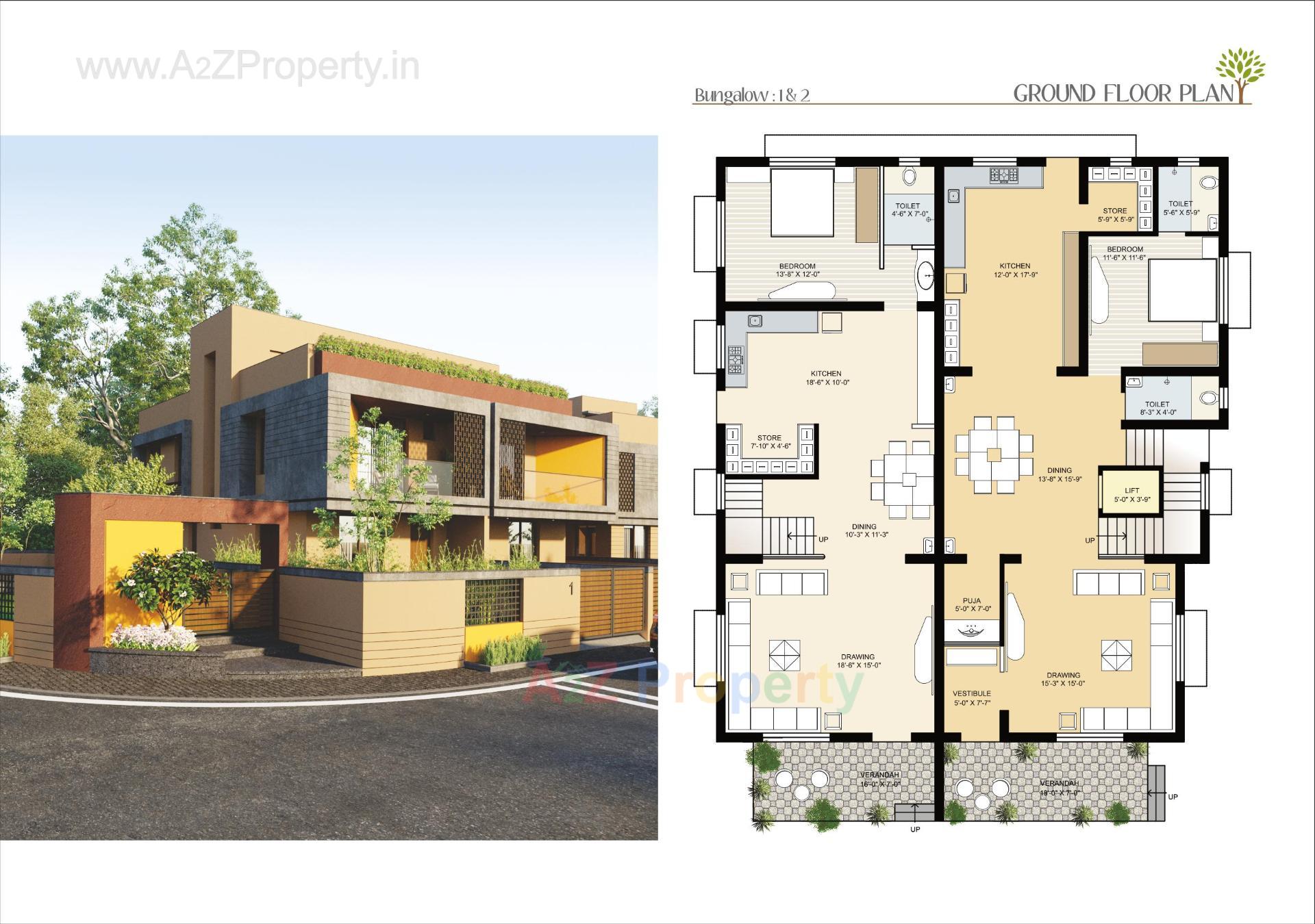 Layout of real estate project Himanshi Residency located at Bareja, Ahmedabad, Gujarat