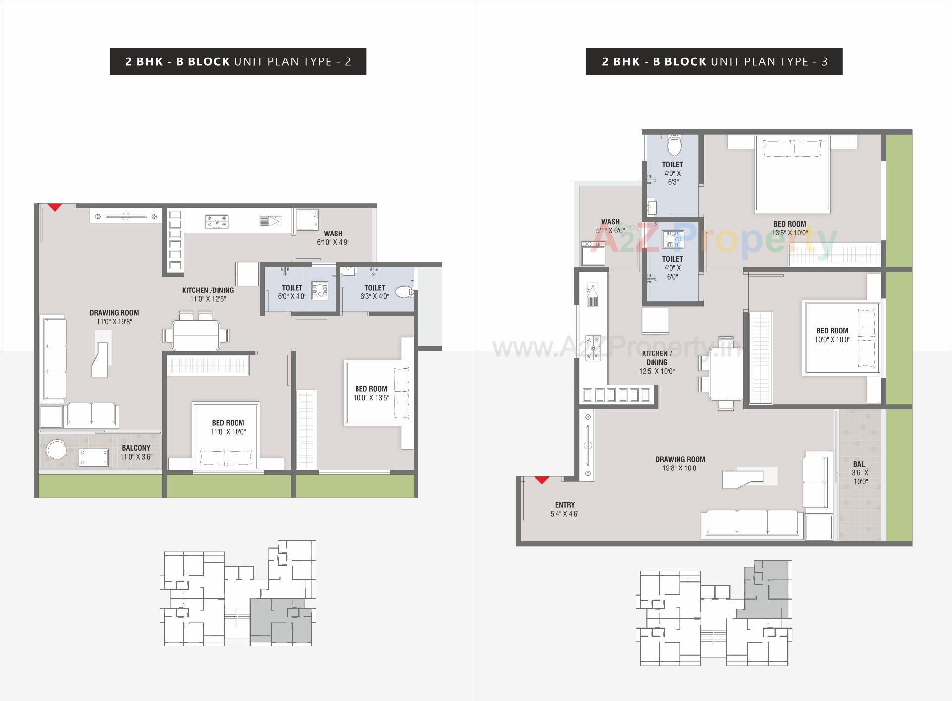 Layout of real estate project Himshila Sky located at Hanspura, Ahmedabad, Gujarat