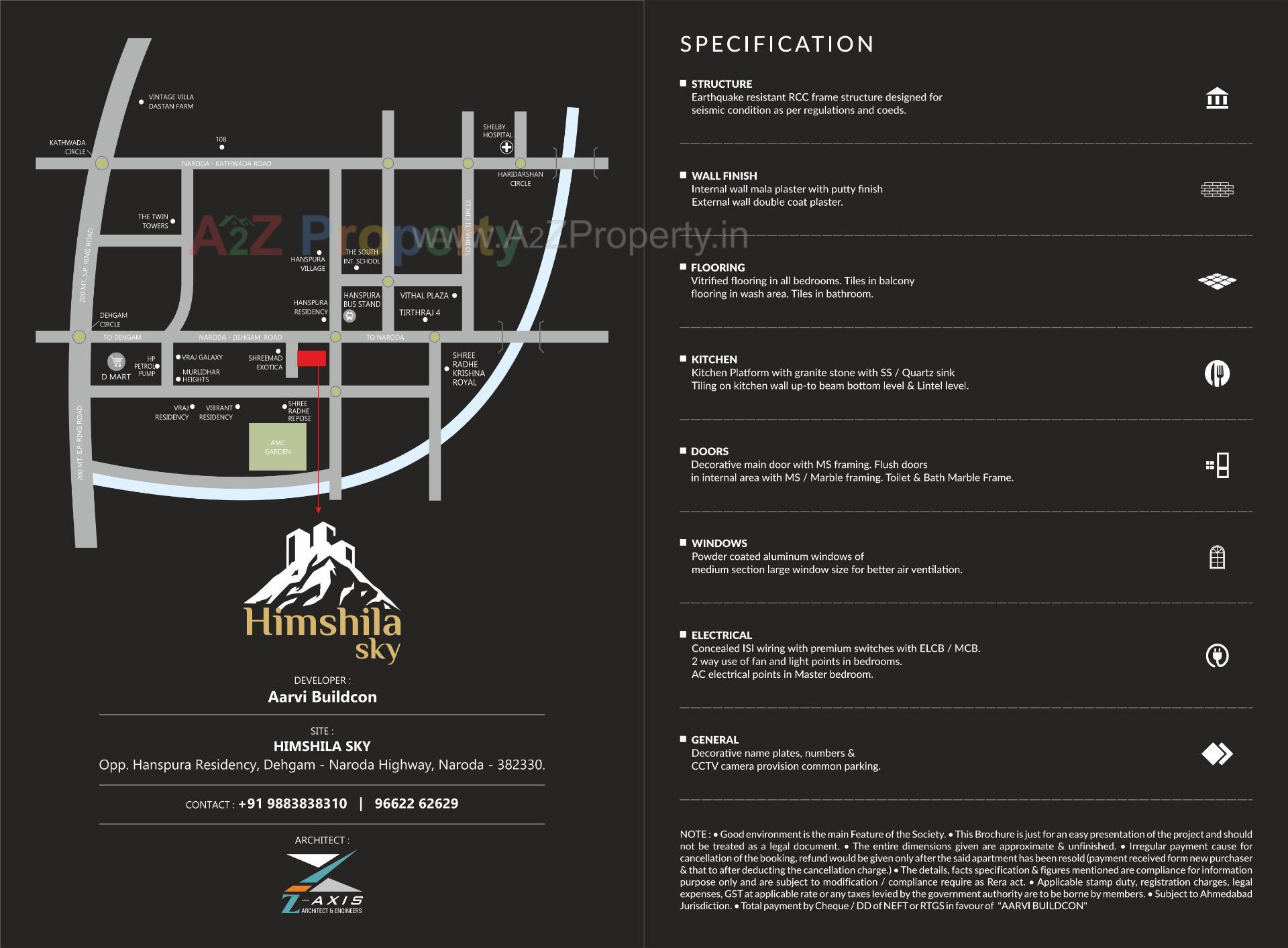  of real estate project Himshila Sky located at Hanspura, Ahmedabad, Gujarat
