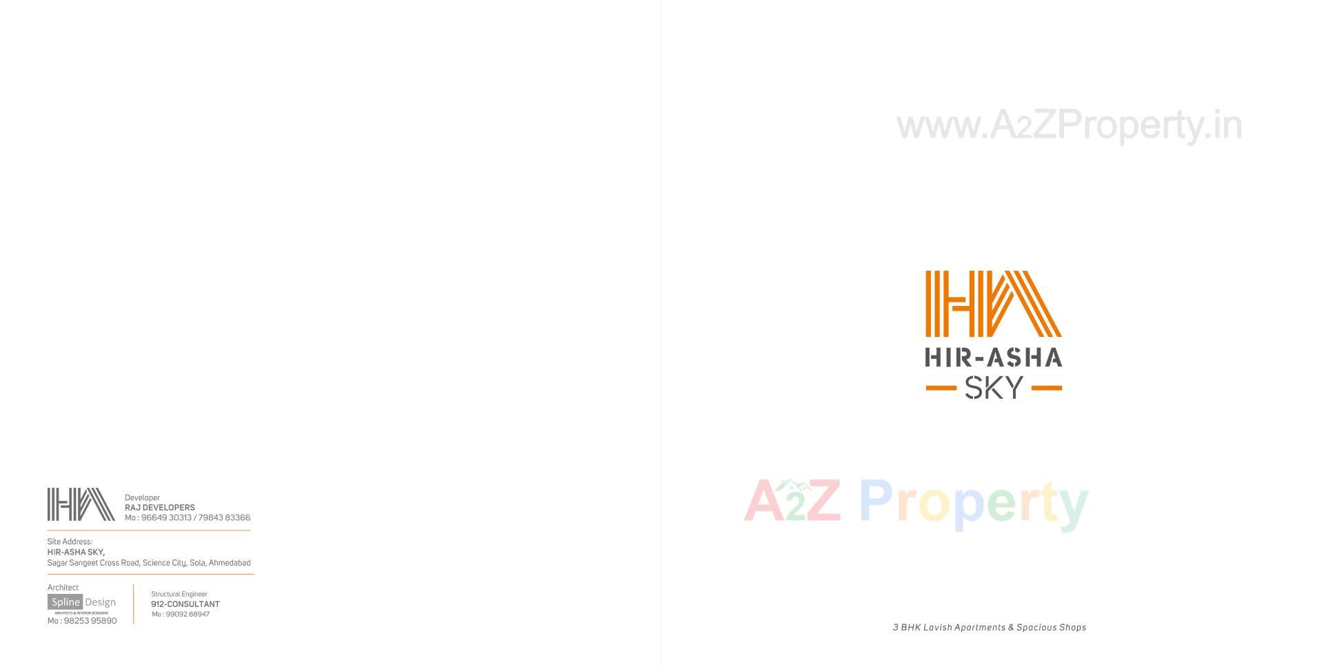  of real estate project Hir Asha Sky located at Sola, Ahmedabad, Gujarat