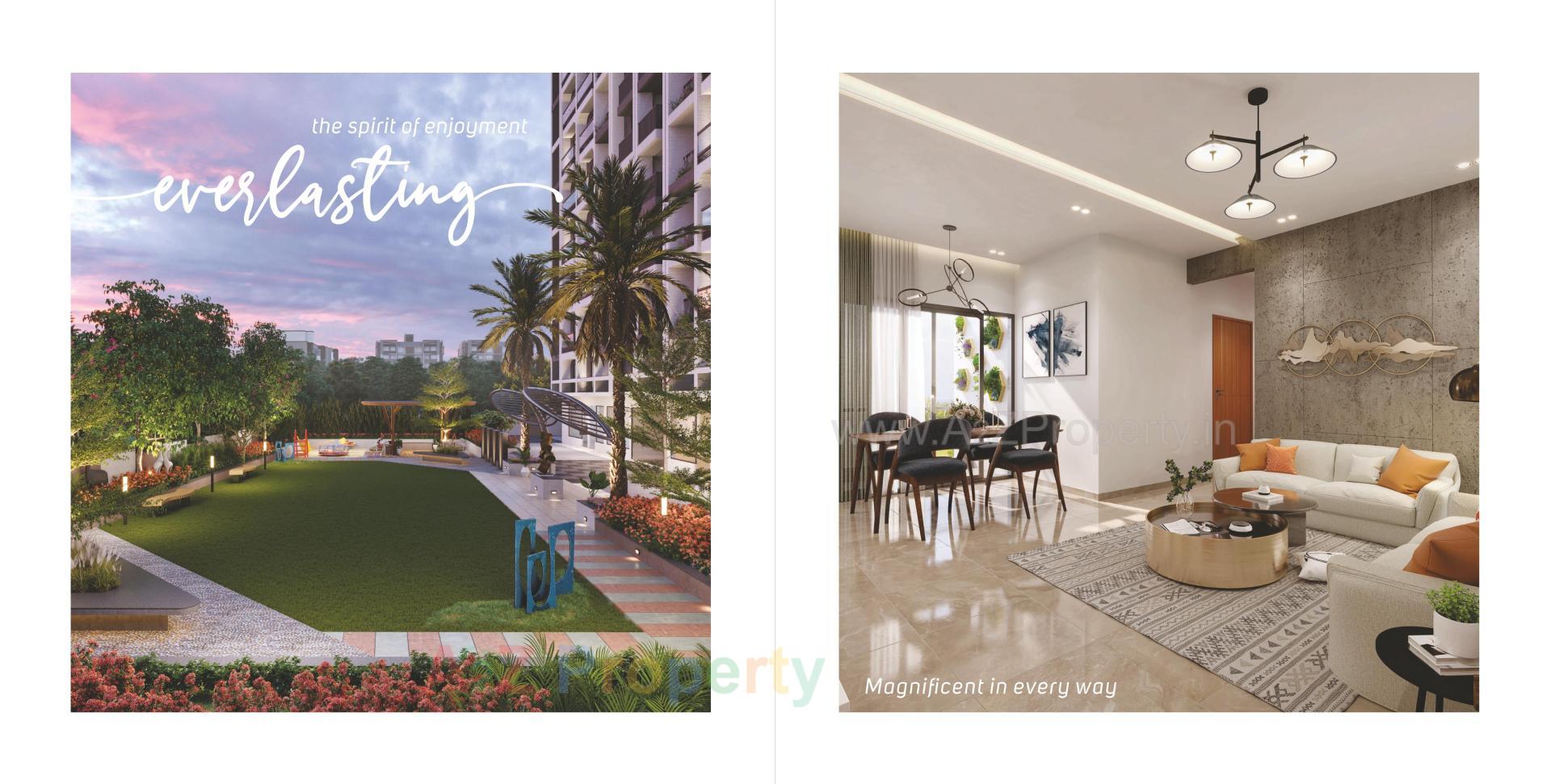 3D Elevation of real estate project Hir Asha Sky located at Sola, Ahmedabad, Gujarat