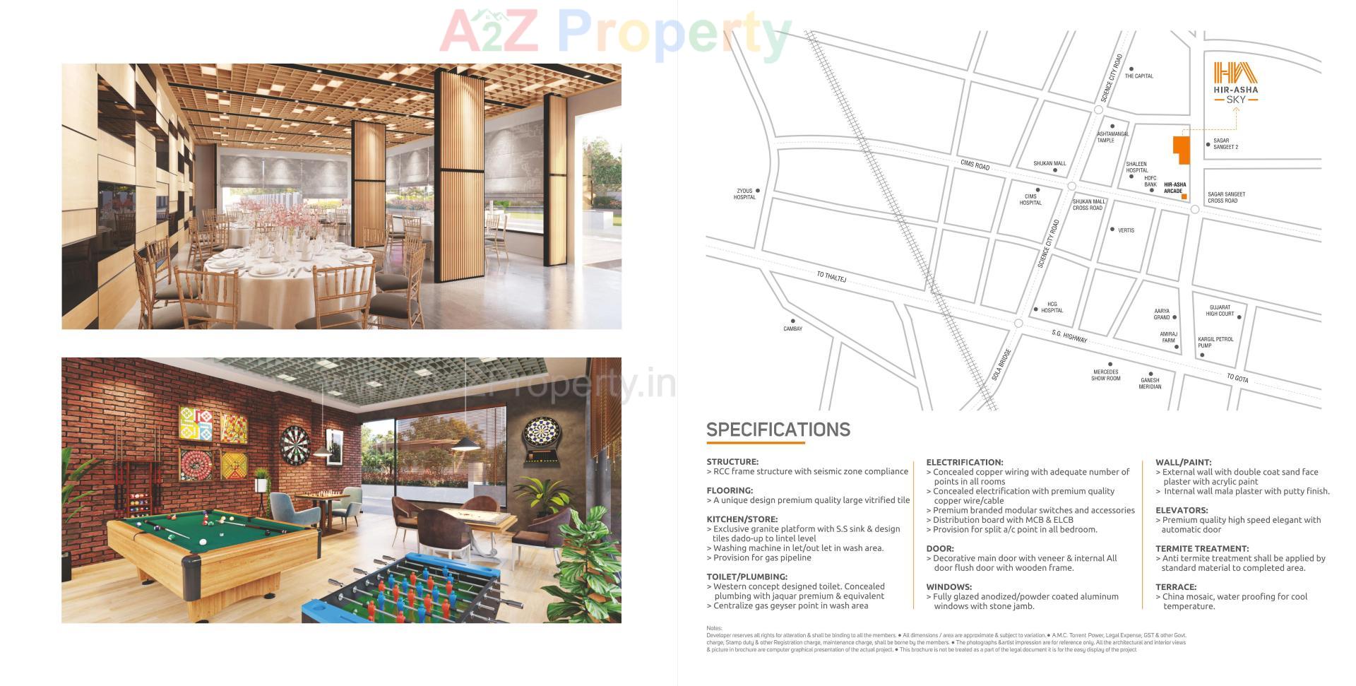  of real estate project Hir Asha Sky located at Sola, Ahmedabad, Gujarat