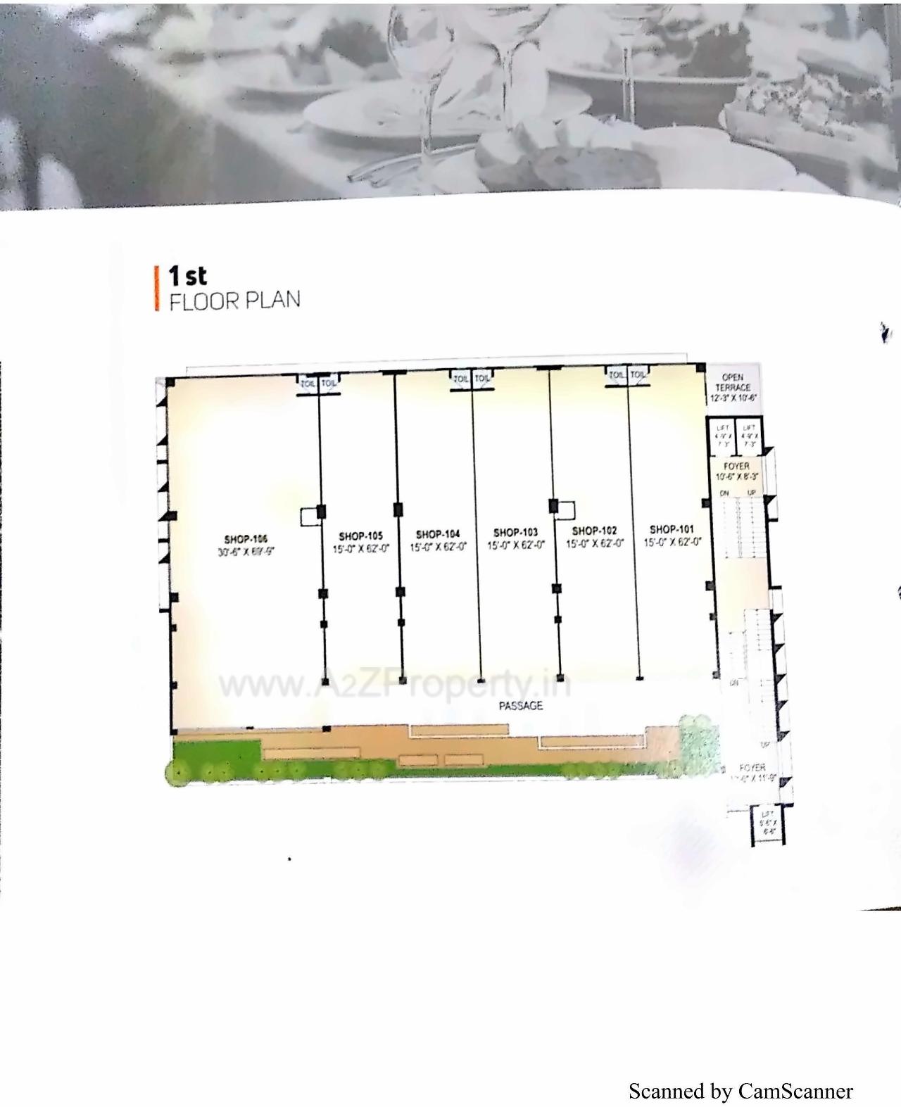 Layout of real estate project Hir Asha Square located at Bhadaj, Ahmedabad, Gujarat