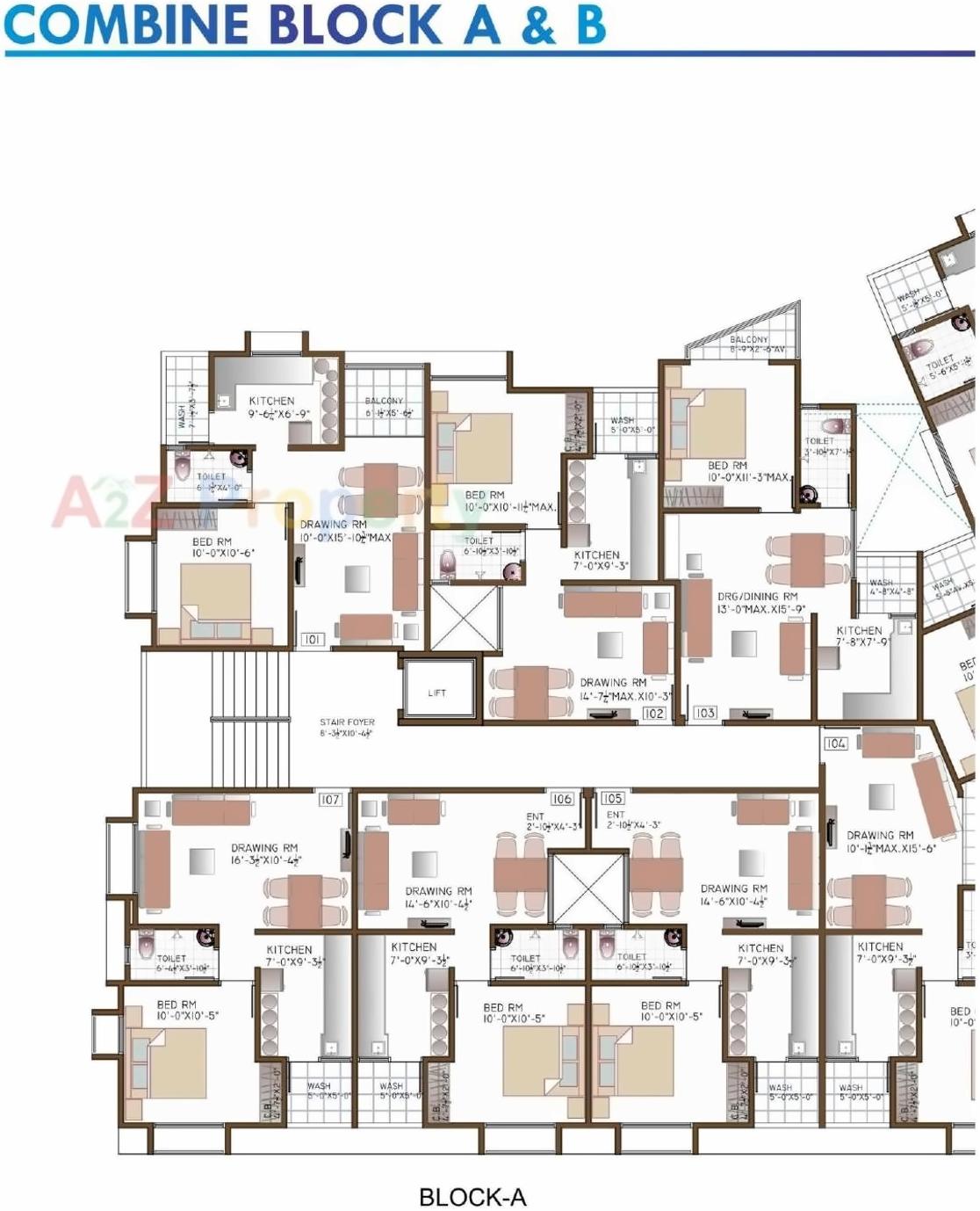 Layout of real estate project Hiralaxmi located at Baherampura, Ahmedabad, Gujarat