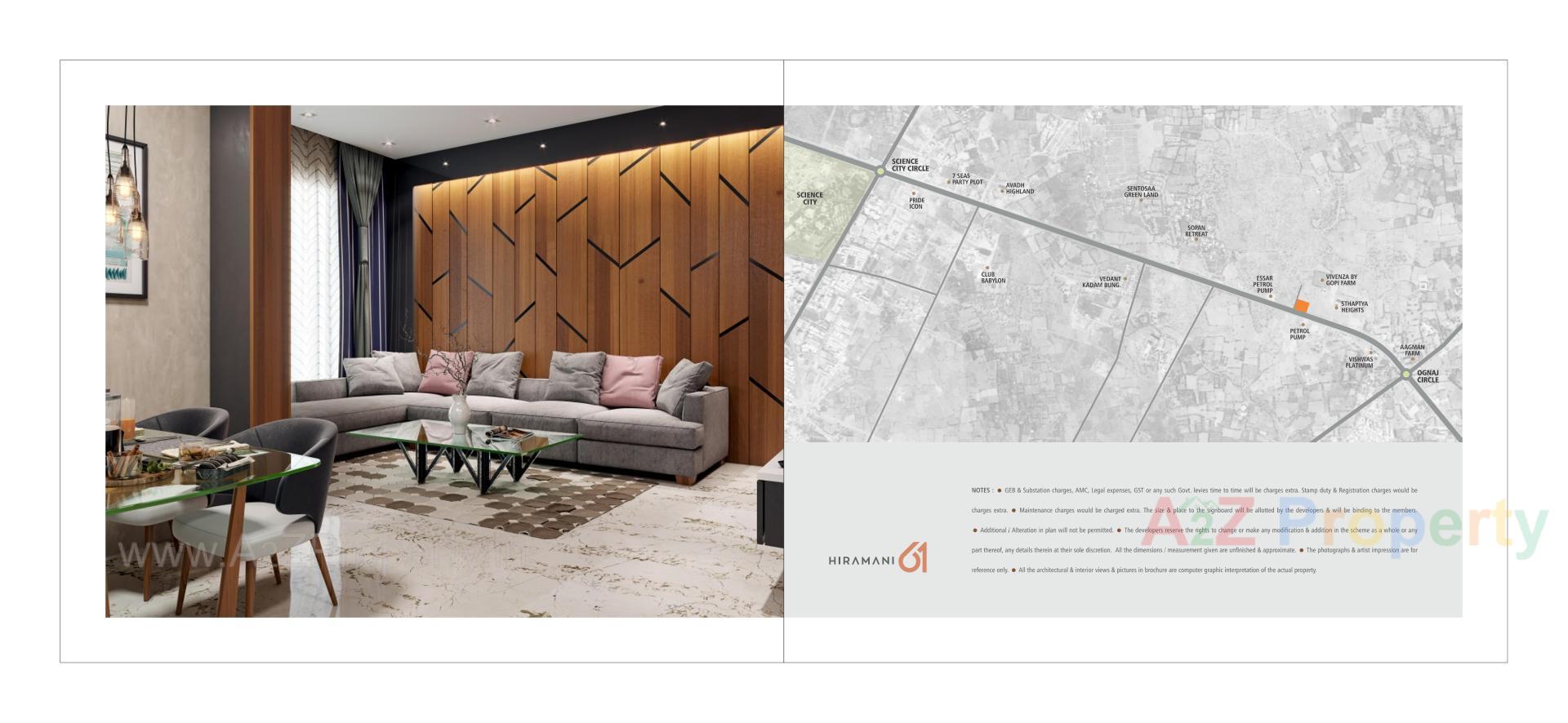  of real estate project Hiramani located at Ognaj, Ahmedabad, Gujarat