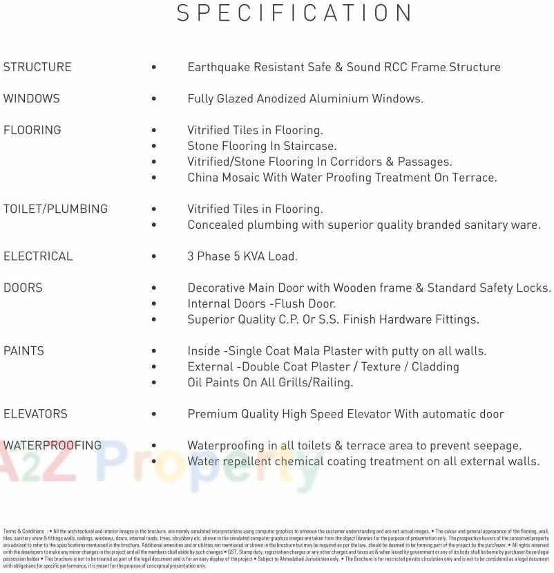  of real estate project Hr Elanza located at Paldi, Ahmedabad, Gujarat