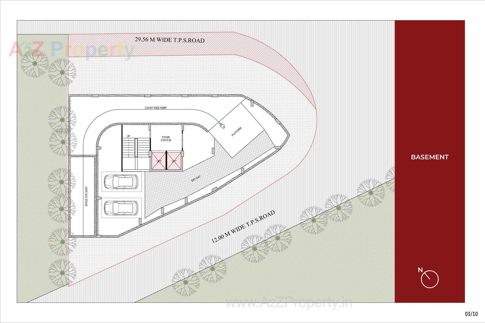 Layout of real estate project Hr Erica located at Chhadavad, Ahmedabad, Gujarat