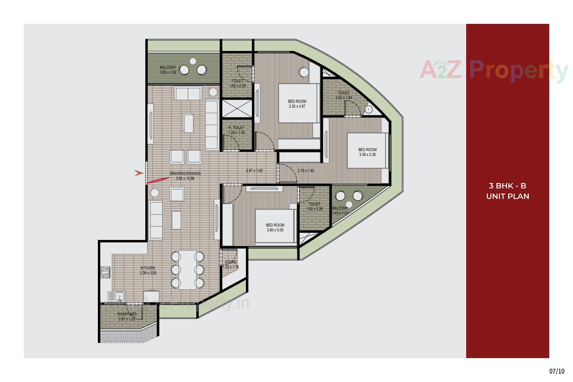 Layout of real estate project Hr Erica located at Chhadavad, Ahmedabad, Gujarat