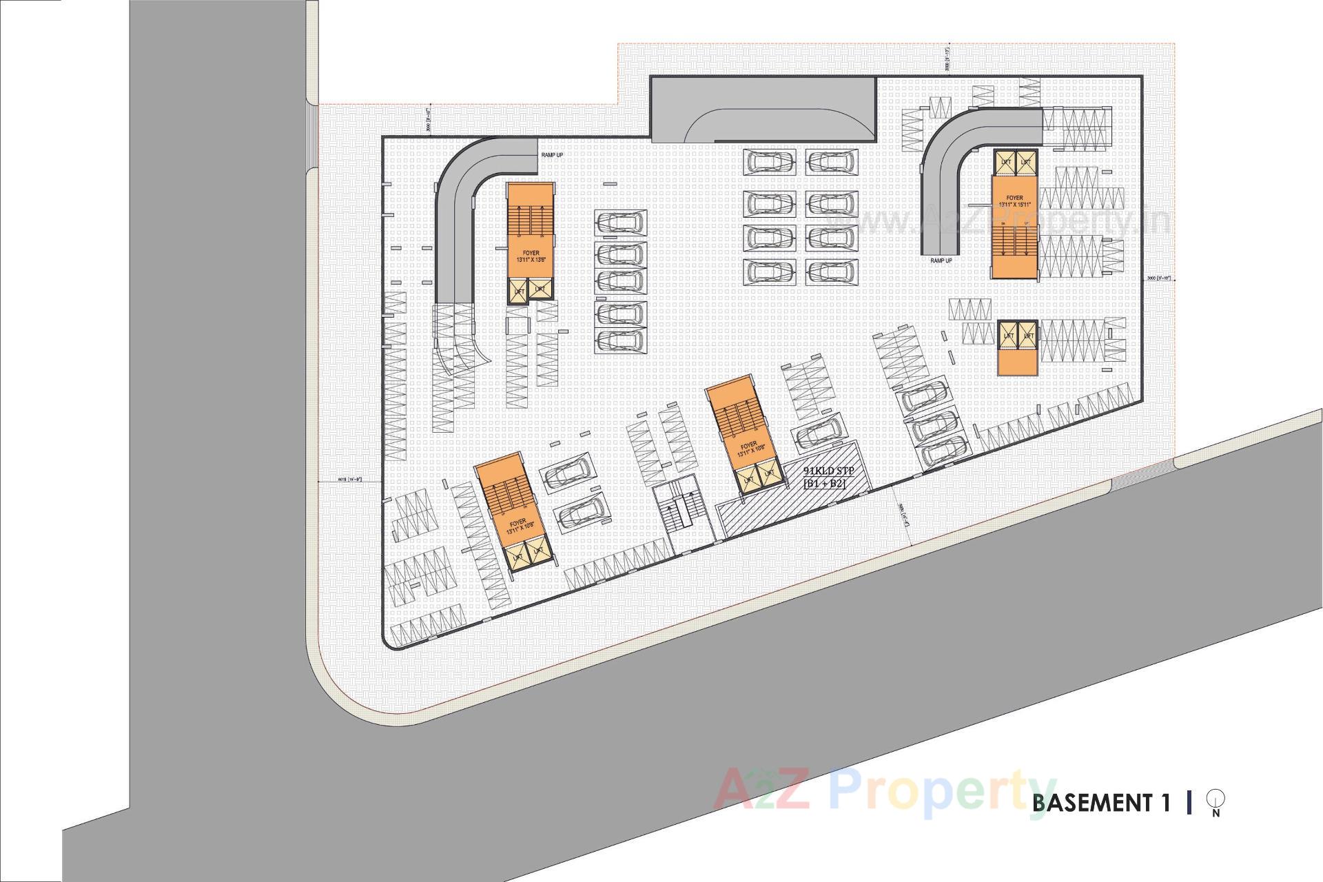 Layout of real estate project Hr Eternia located at Shela, Ahmedabad, Gujarat