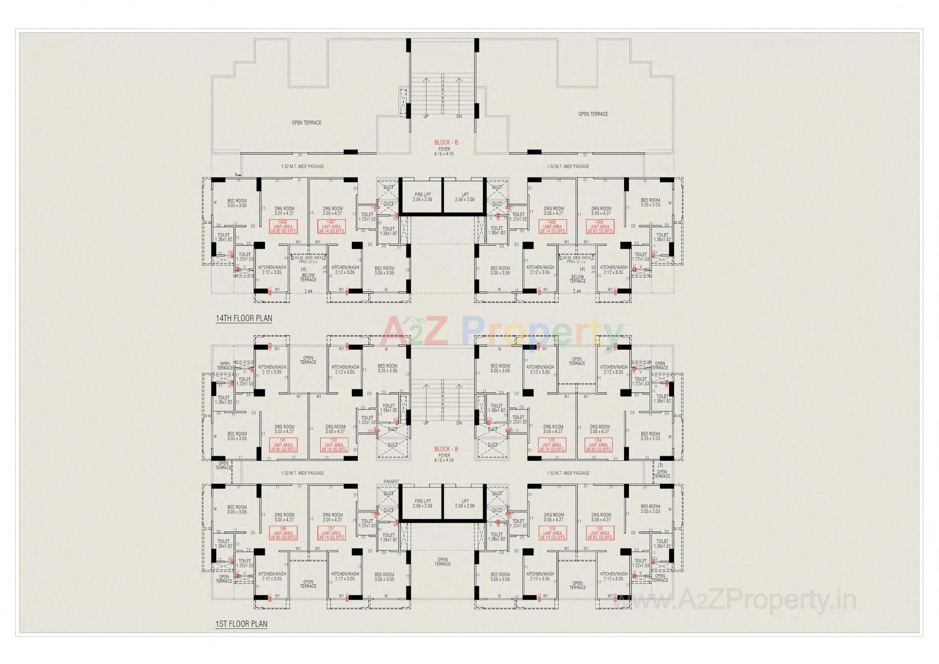 Layout of real estate project Hr Evernest located at Ghuma, Ahmedabad, Gujarat