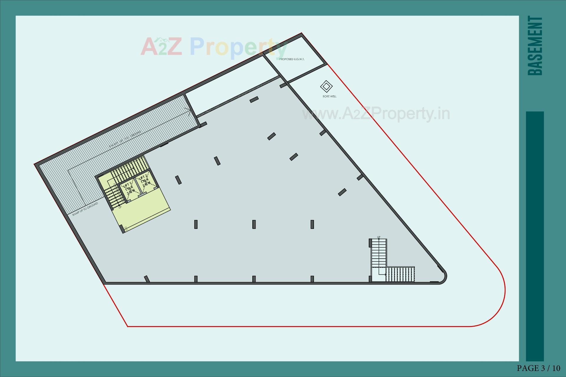 Layout of real estate project Hr Exeter Ii located at Paldi, Ahmedabad, Gujarat
