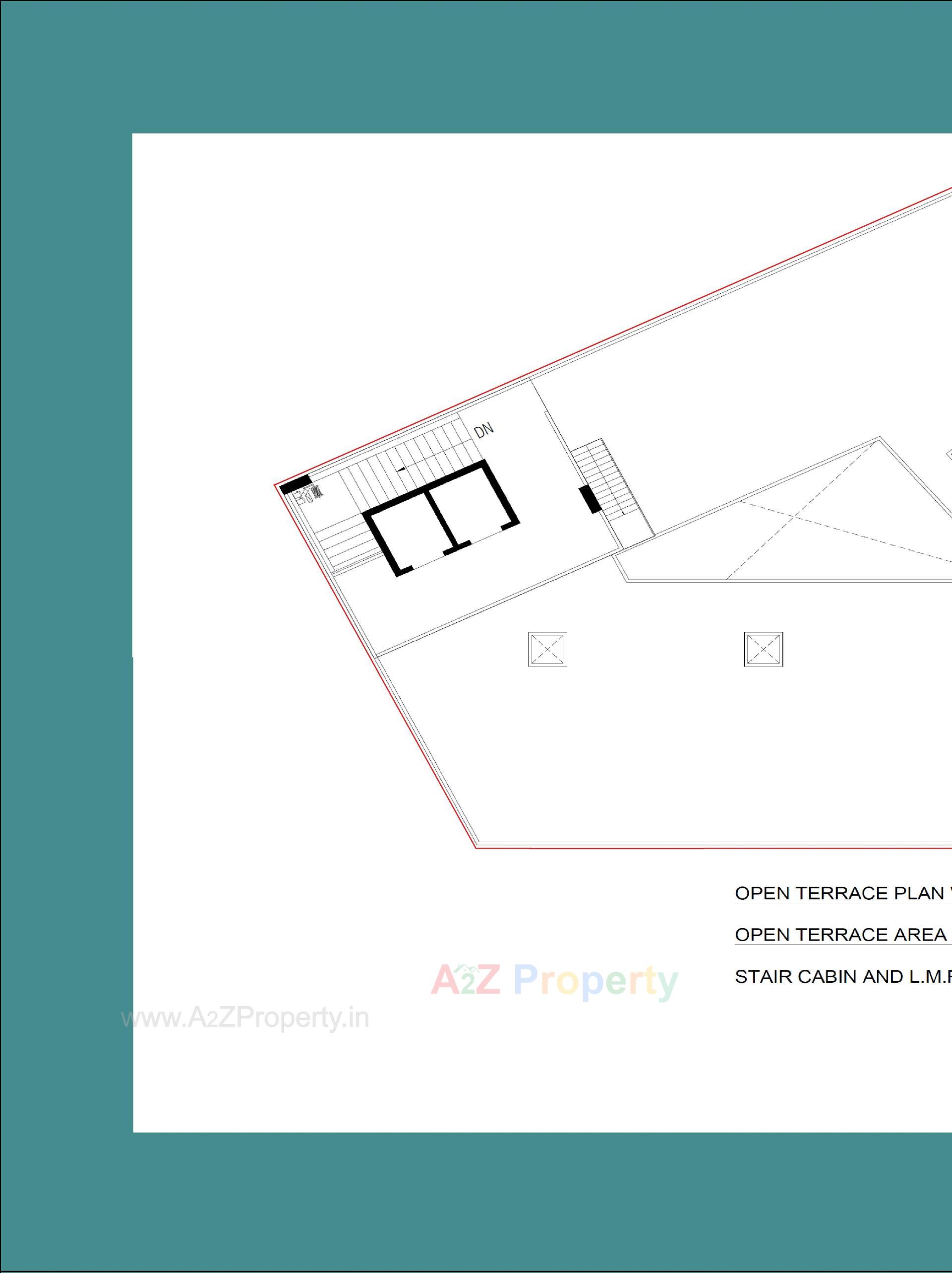 Layout of real estate project Hr Exeter Ii located at Paldi, Ahmedabad, Gujarat