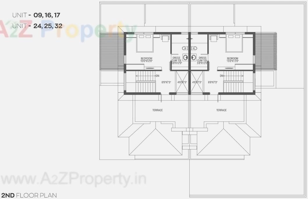 Layout of real estate project Hridaykunj located at Ahmedabad, Ahmedabad, Gujarat
