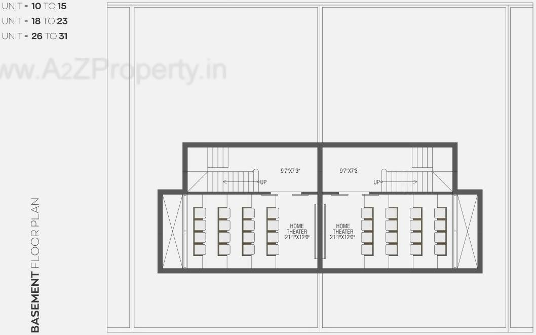 Layout of real estate project Hridaykunj located at Ahmedabad, Ahmedabad, Gujarat