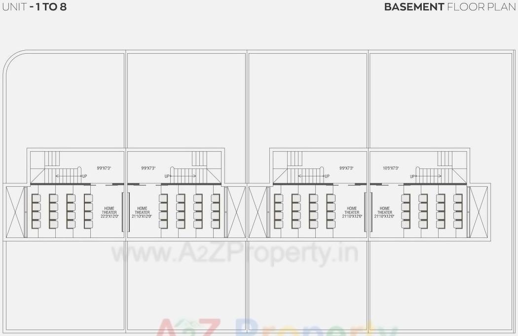 Layout of real estate project Hridaykunj located at Ahmedabad, Ahmedabad, Gujarat