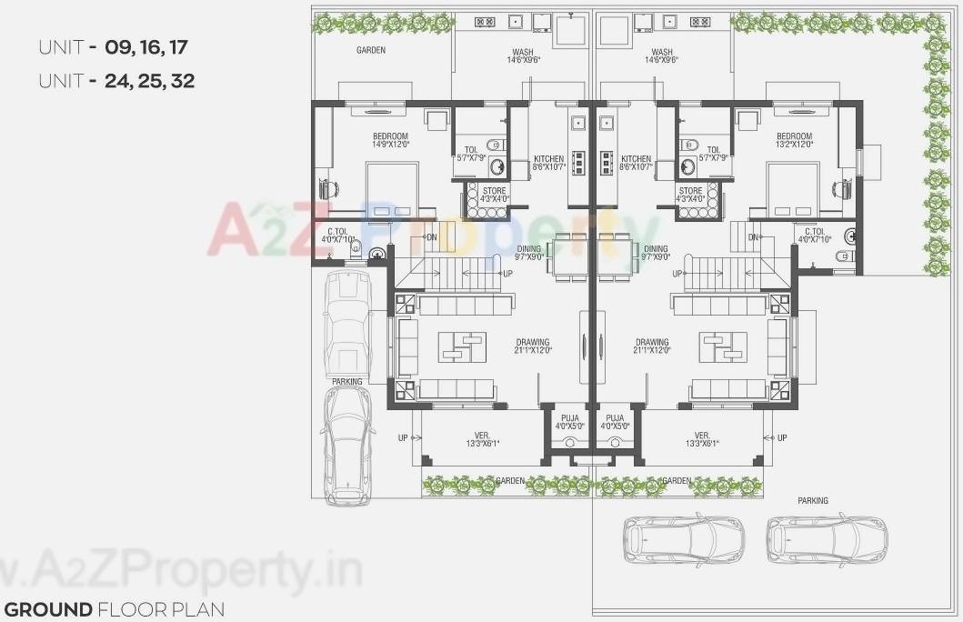Layout of real estate project Hridaykunj located at Ahmedabad, Ahmedabad, Gujarat