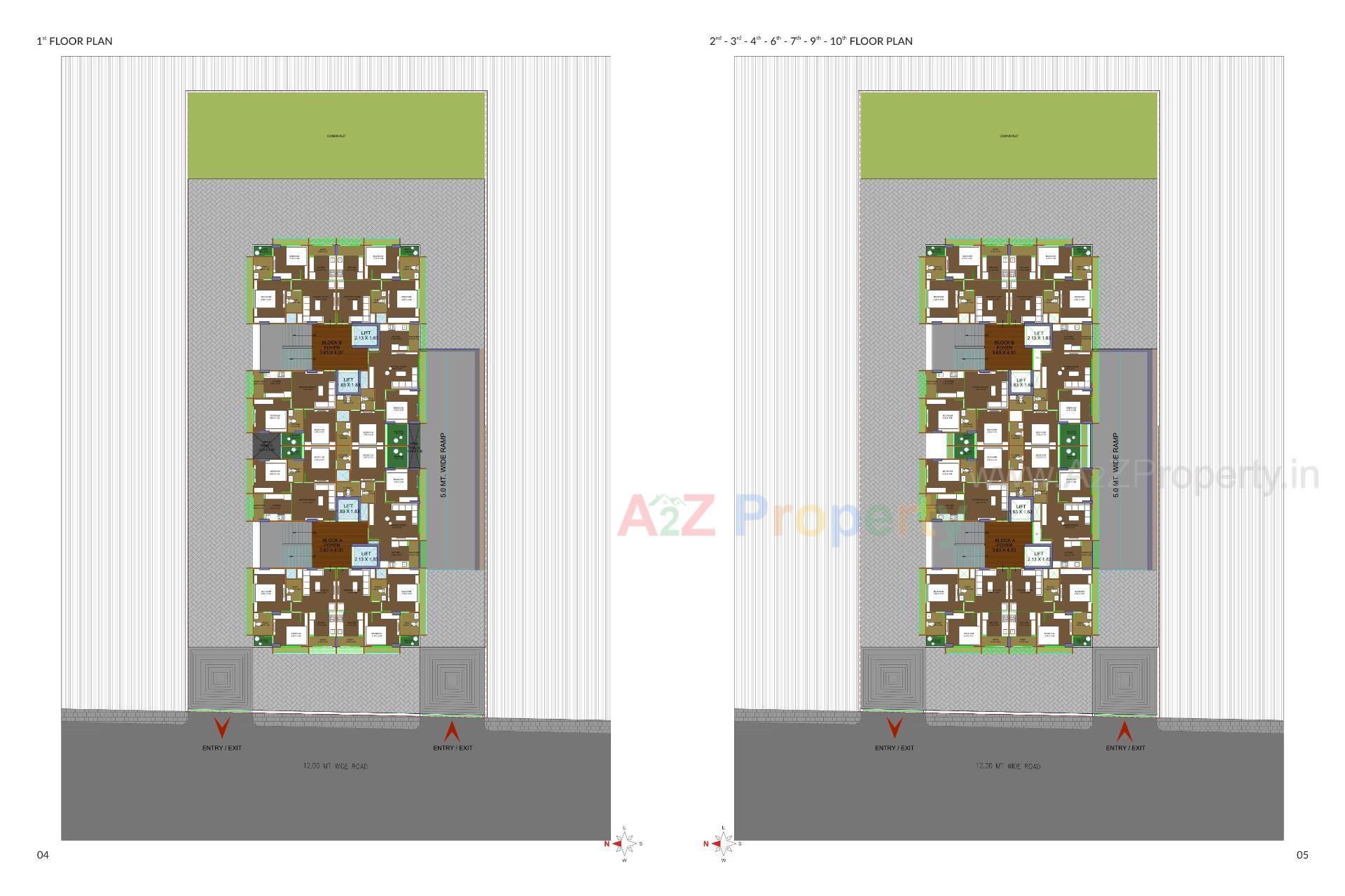 Layout of real estate project I Home located at Ghuma, Ahmedabad, Gujarat