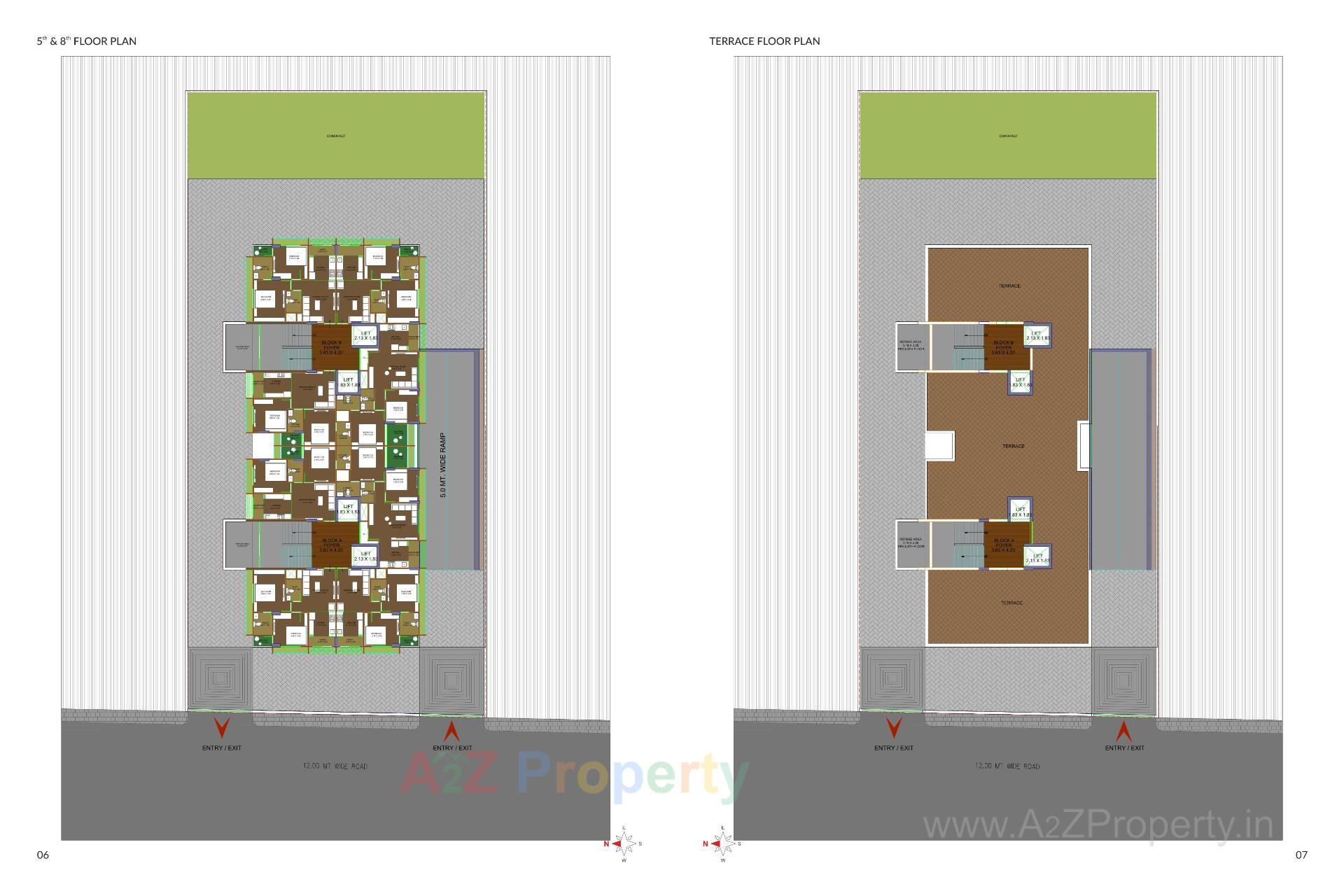 Layout of real estate project I Home located at Ghuma, Ahmedabad, Gujarat