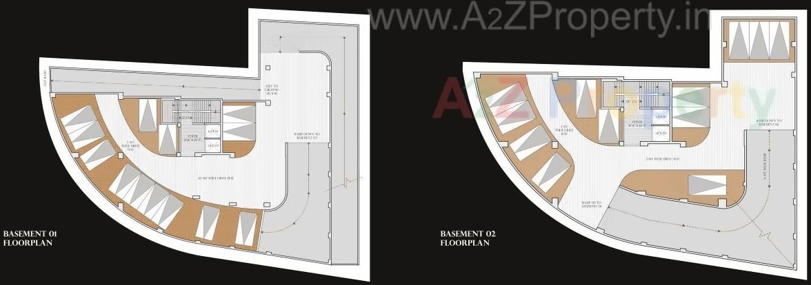 Layout of real estate project I Theaddress located at Sola, Ahmedabad, Gujarat