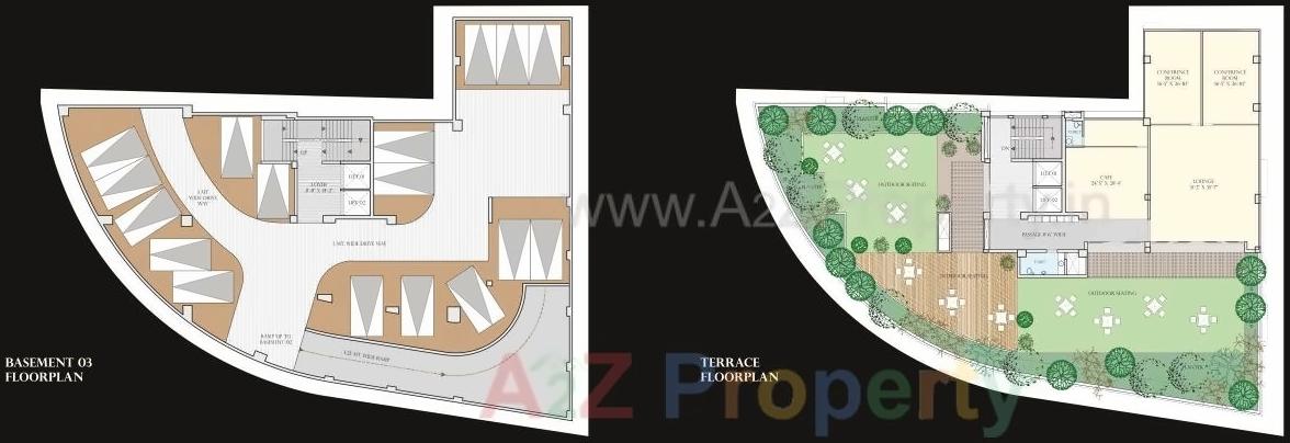Layout of real estate project I Theaddress located at Sola, Ahmedabad, Gujarat