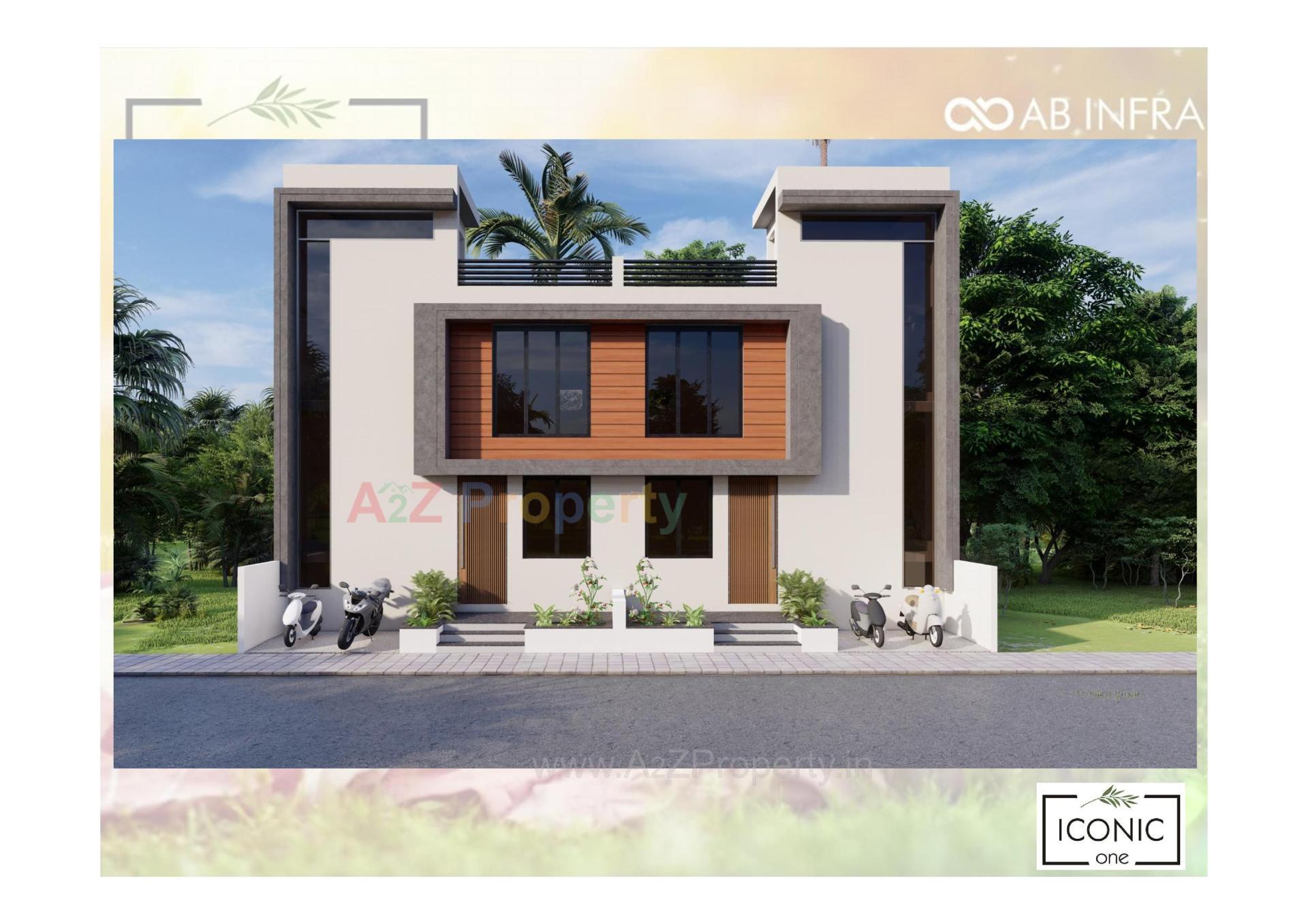 3D Elevation of real estate project Iconic One located at Viramgam, Ahmedabad, Gujarat