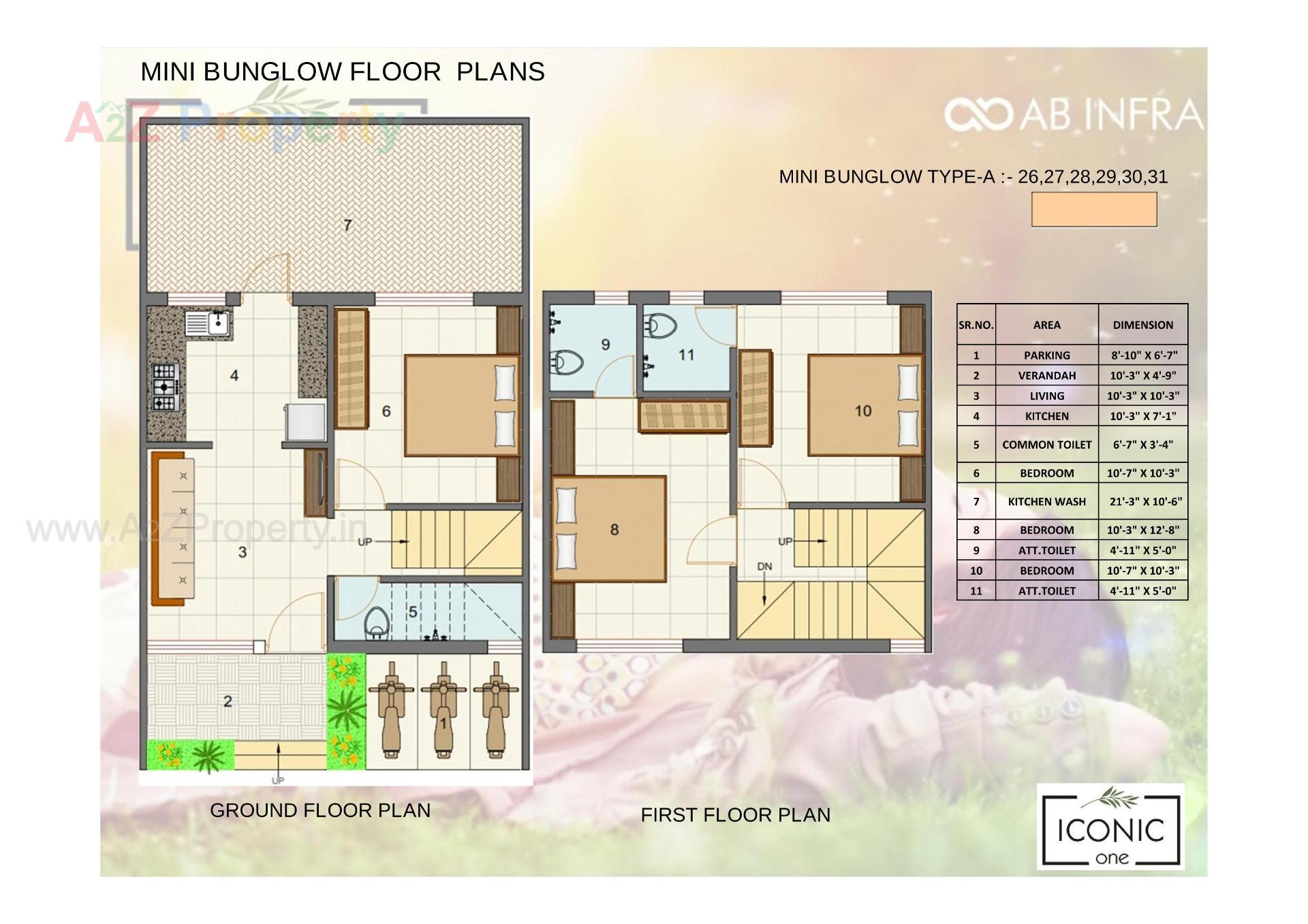 Layout of real estate project Iconic One located at Viramgam, Ahmedabad, Gujarat